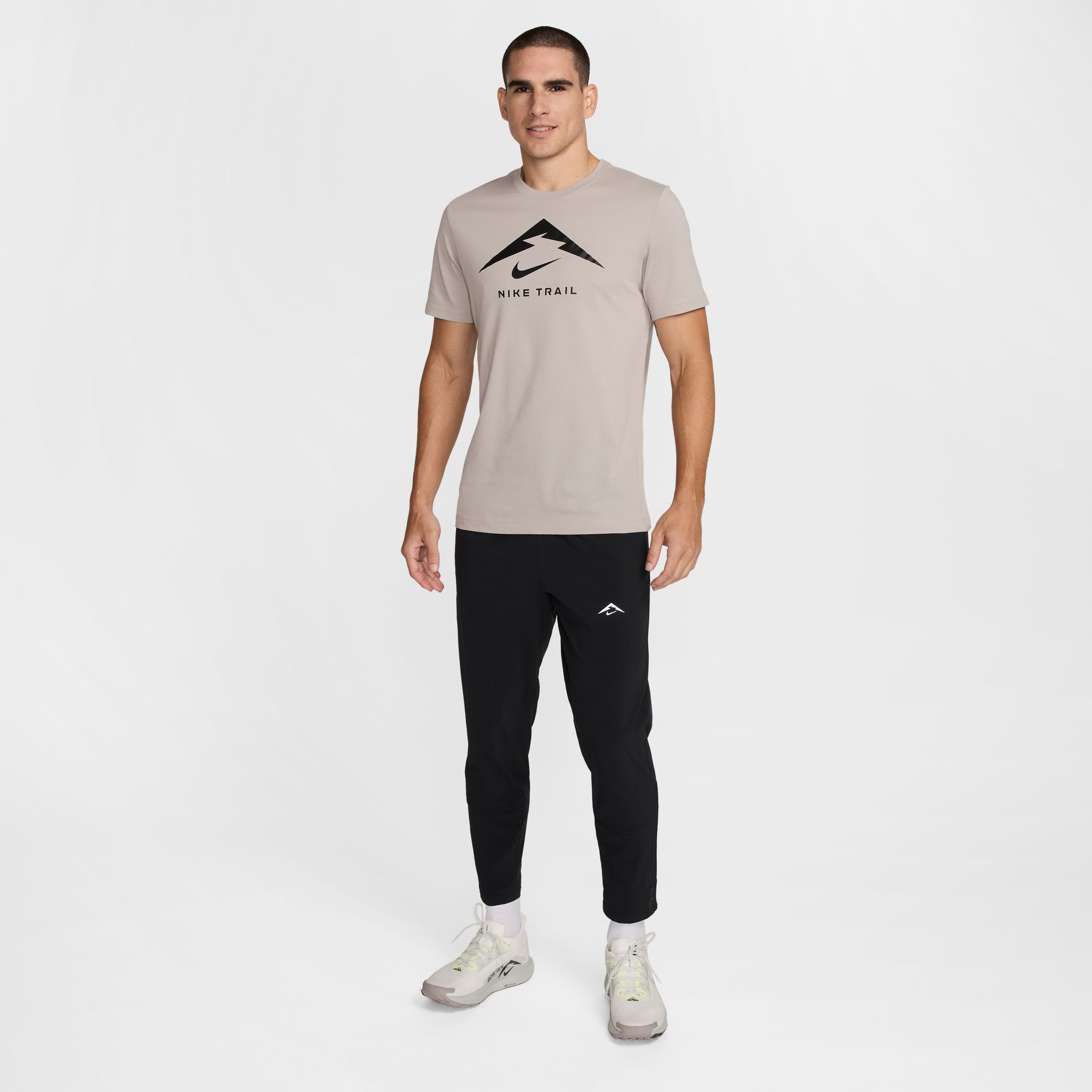 Nike Dri-Fit Erkek Siyah Koşu T-Shirt