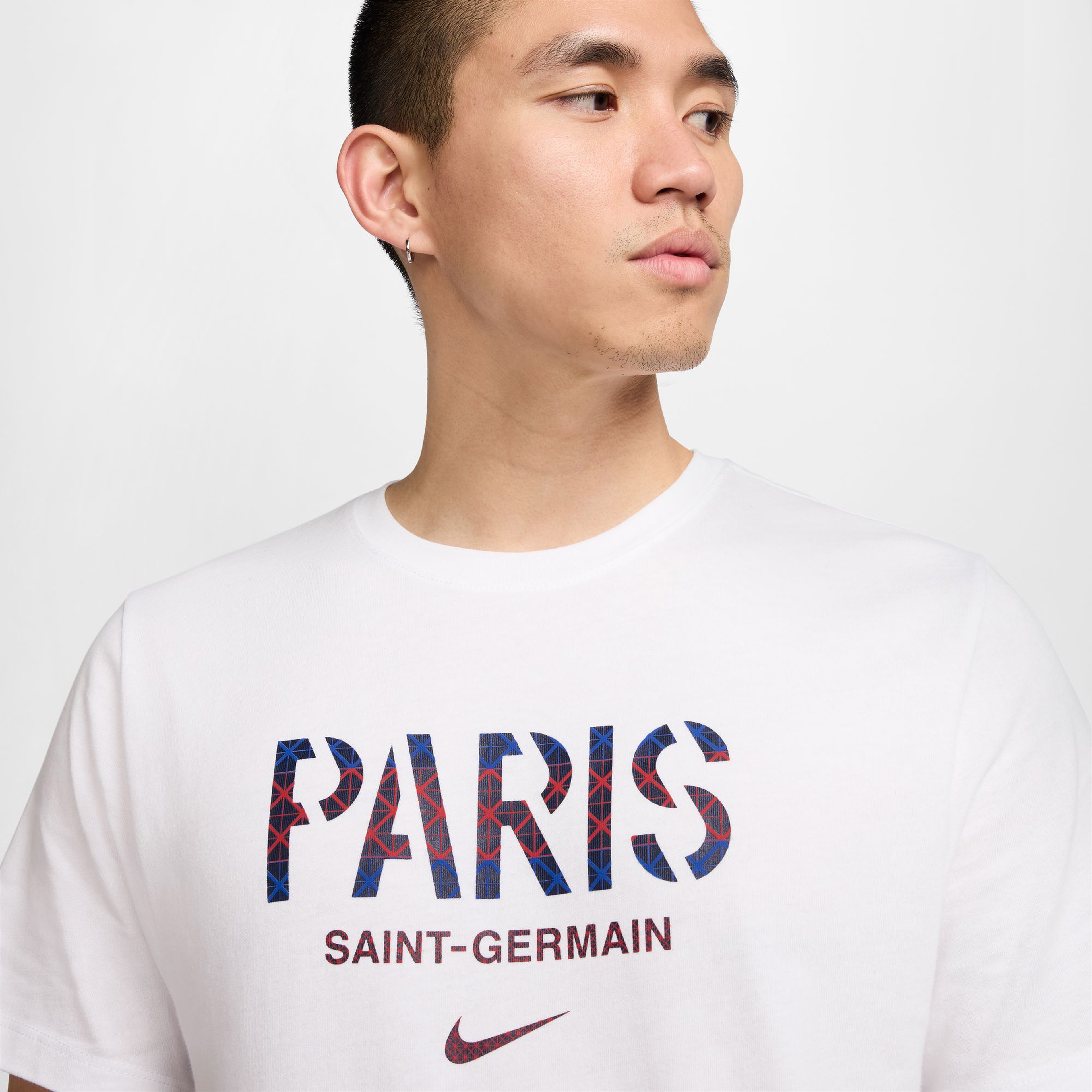 Nike Paris Saint-Germain Erkek Beyaz T-Shirt