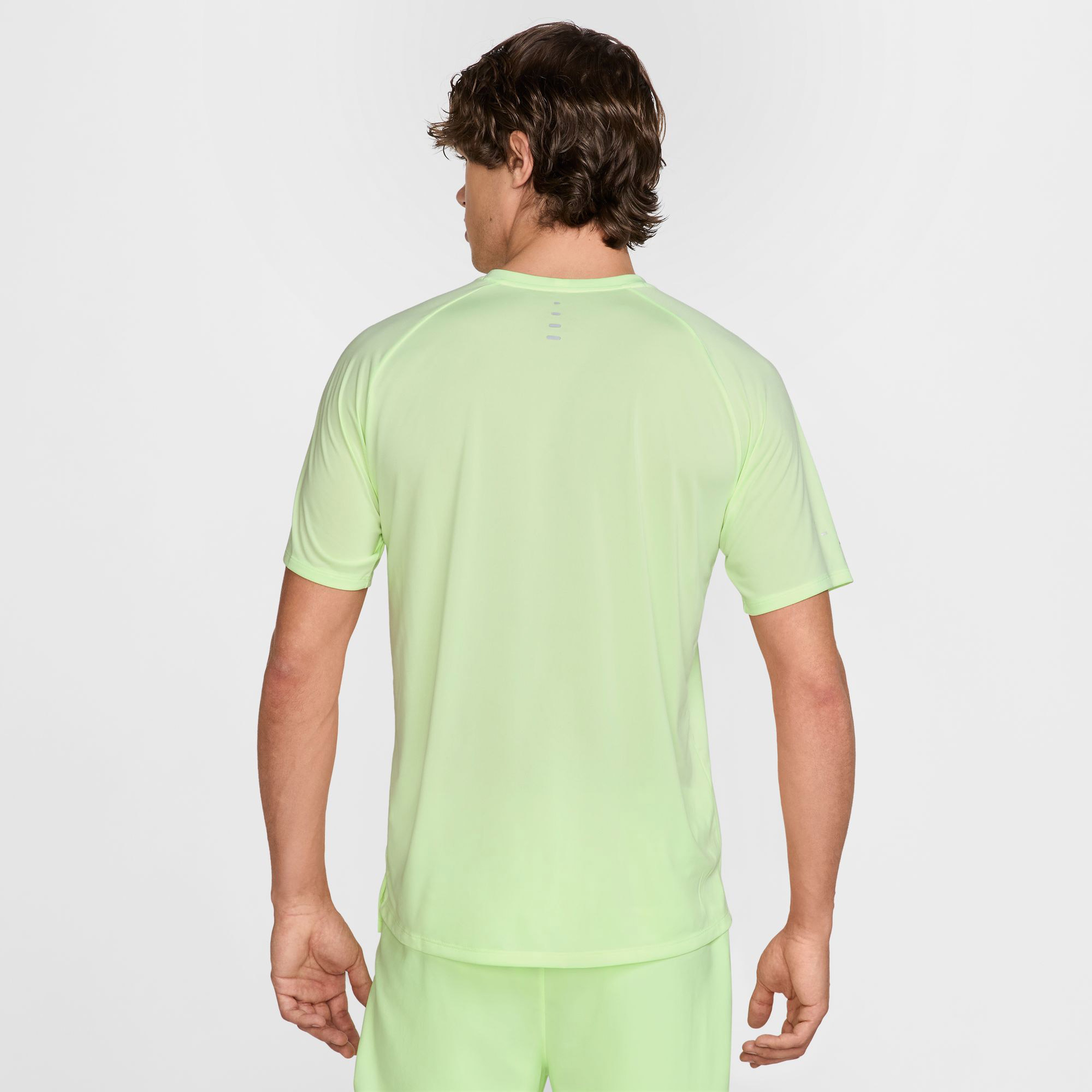 Nike Stride Erkek Sarı Koşu T-Shirt