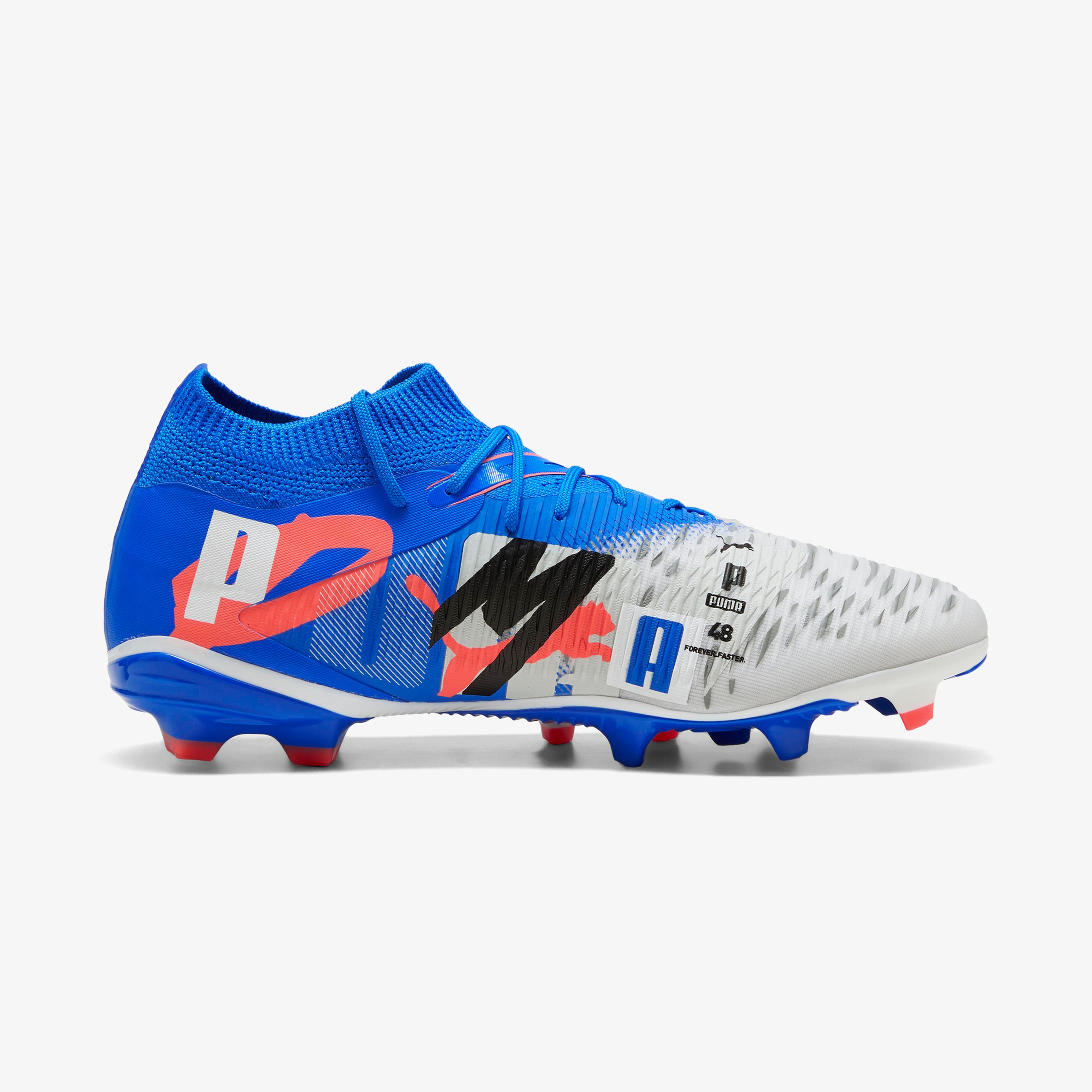 Puma Future 8 Match Forever Fg/Ag Erkek Beyaz Çim Saha Kramponu