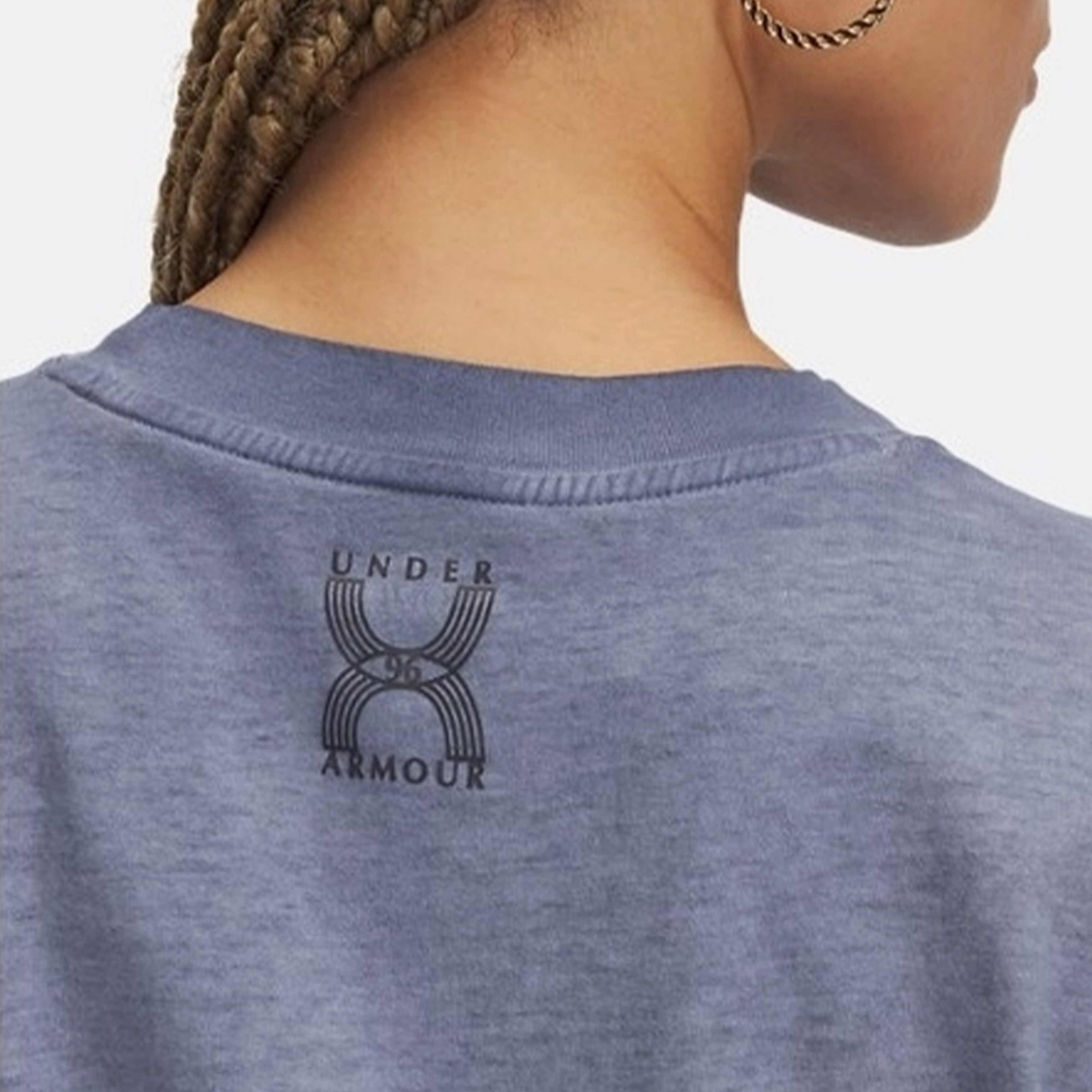 Under Armour Run 96 Graphic Kadın Mavi T-Shirt