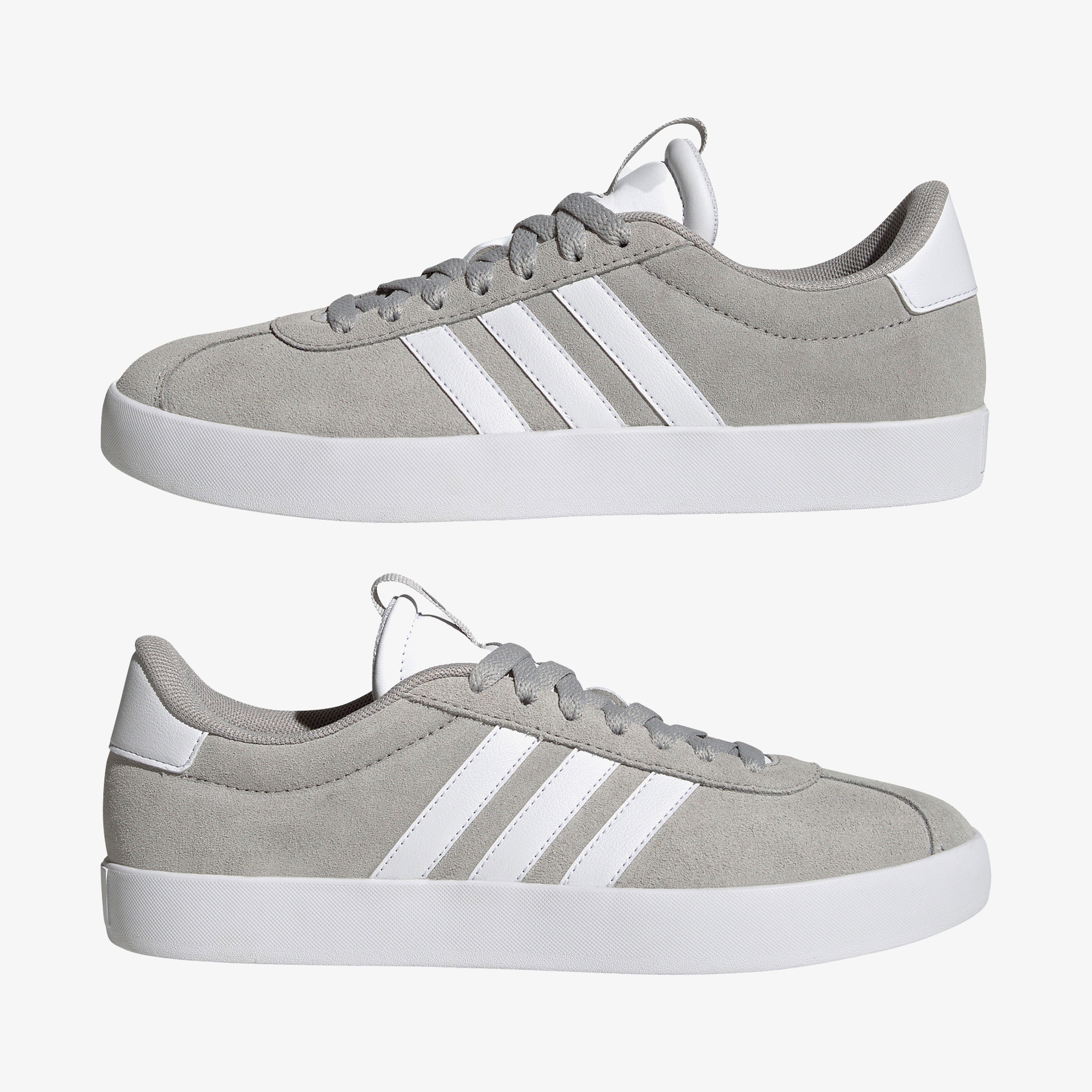 adidas VL Court 3.0 Kadın Gri Spor Ayakkabı