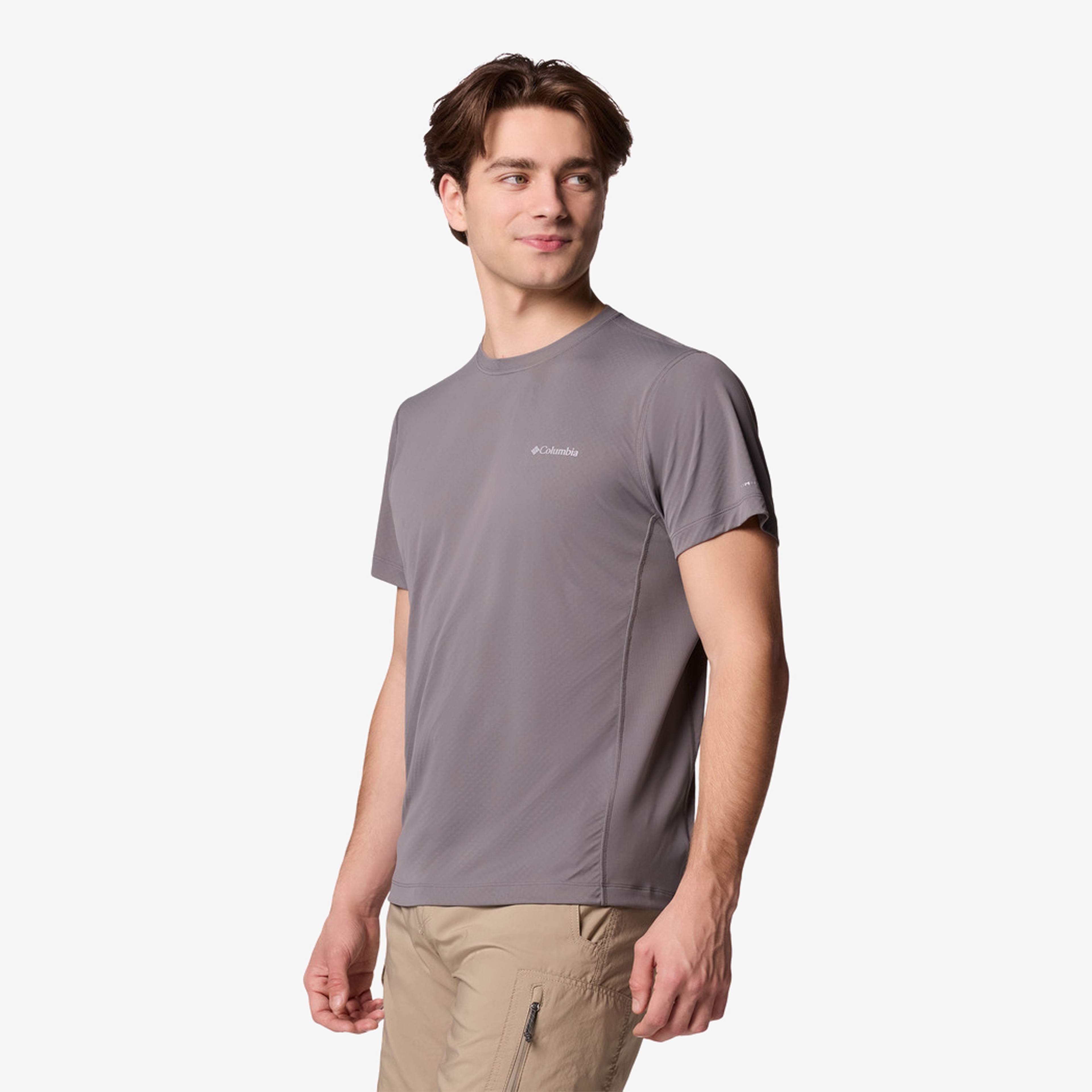 Columbia Zero Rules Light Erkek Gri T-Shirt