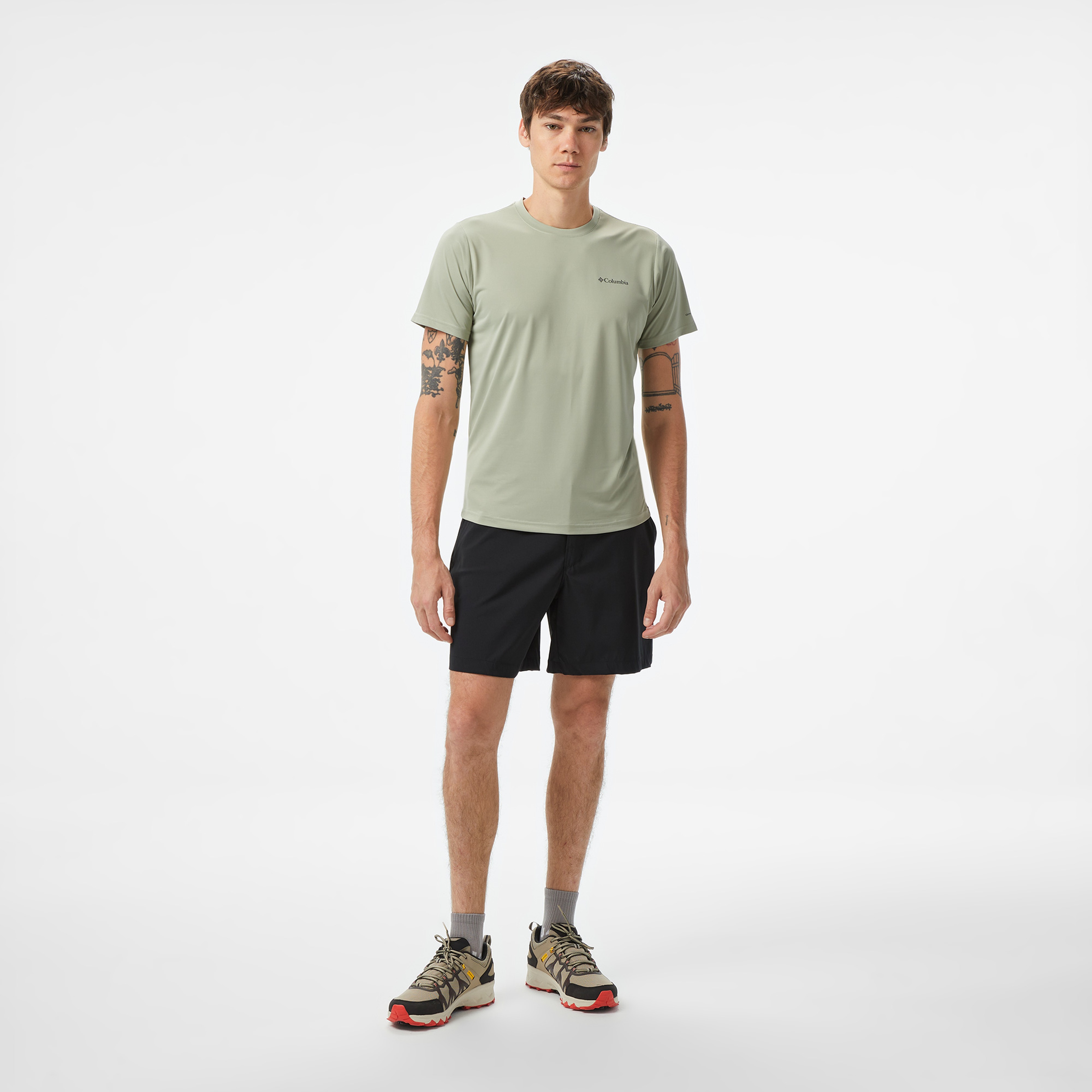 Columbia Hike Crew Erkek Siyah T-Shirt