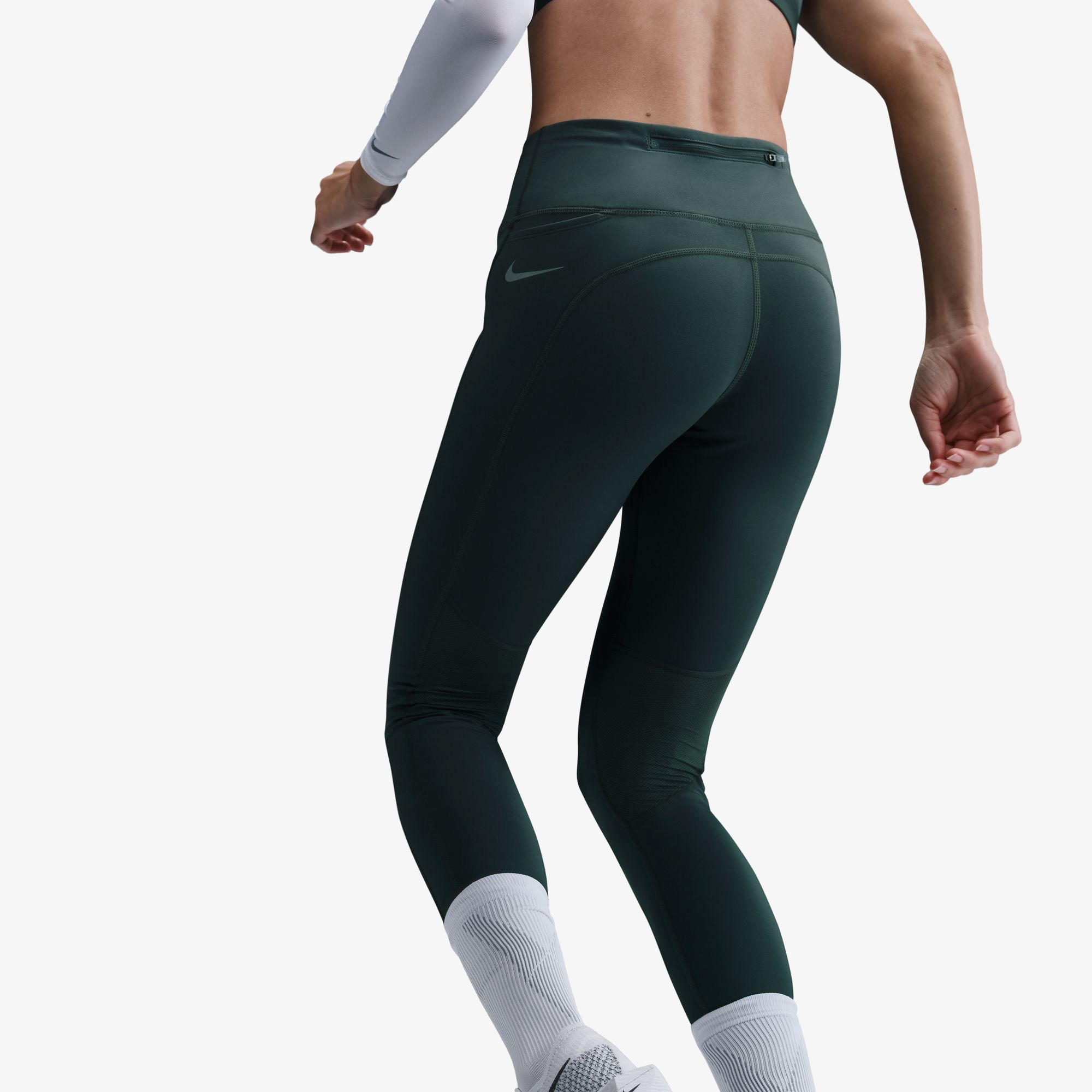 Nike Dri-FIT Fast Tight Kadın Yeşil Tayt
