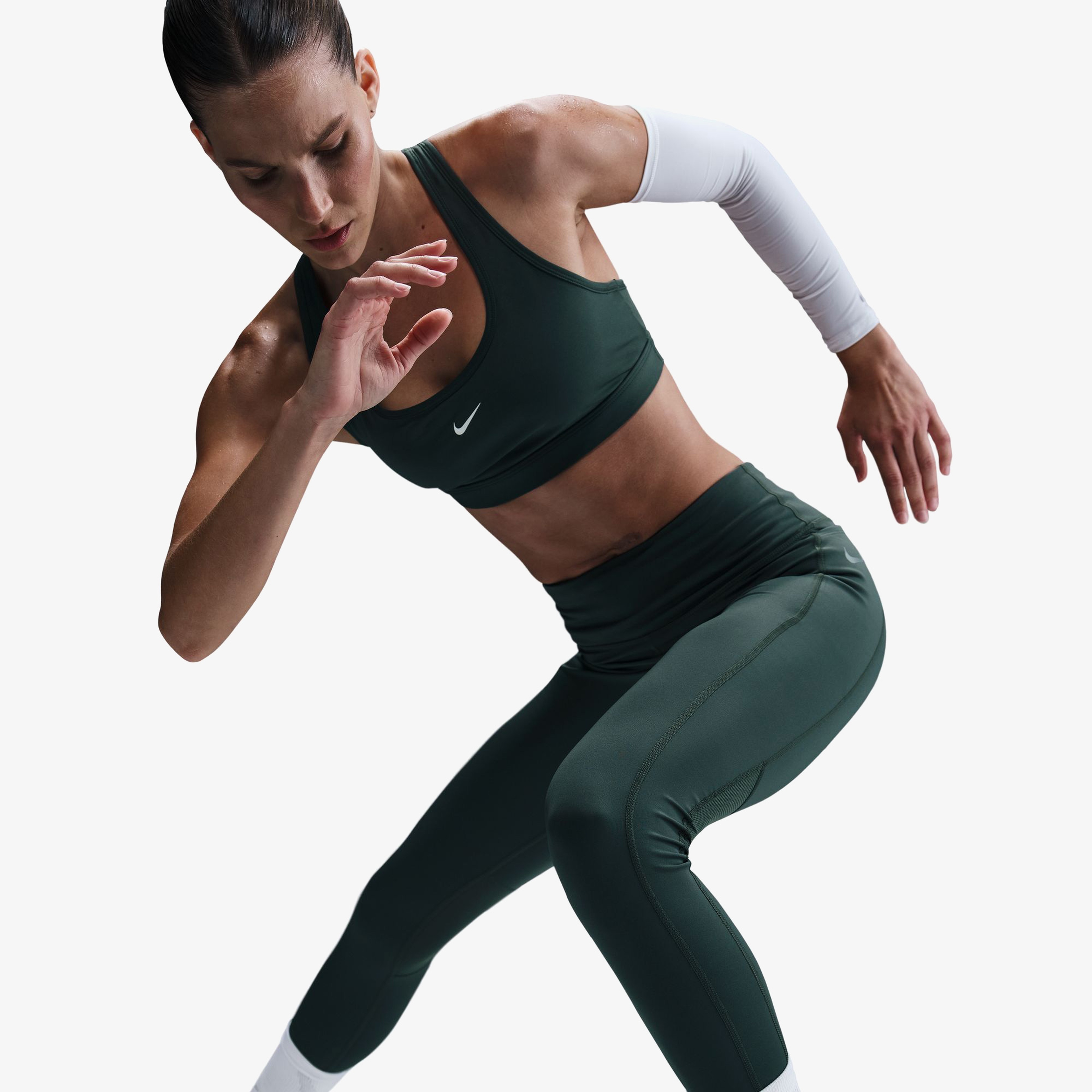 Nike Dri-FIT Fast Tight Kadın Yeşil Tayt