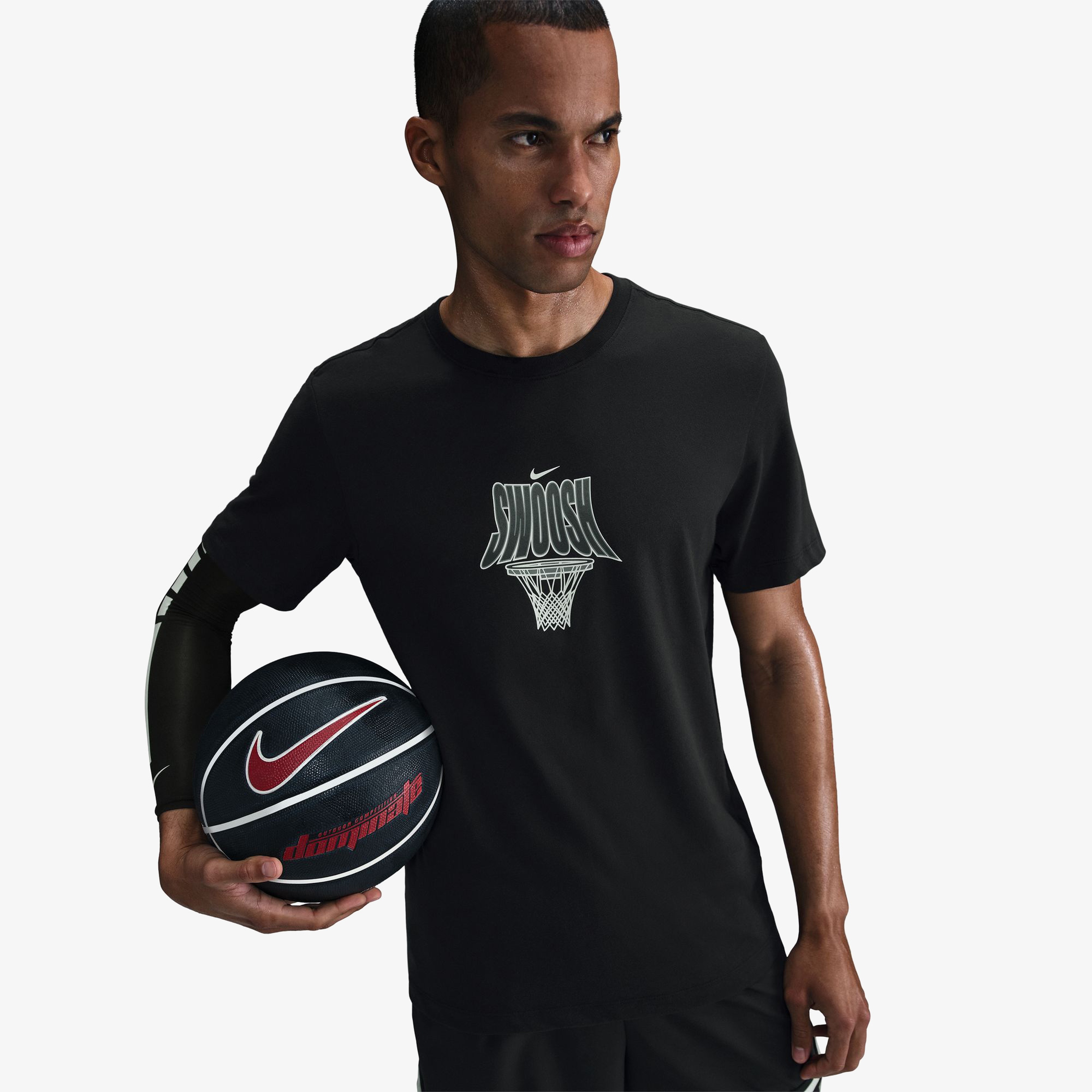 Nike Dri-Fit Erkek Siyah Basketbol T-Shirt