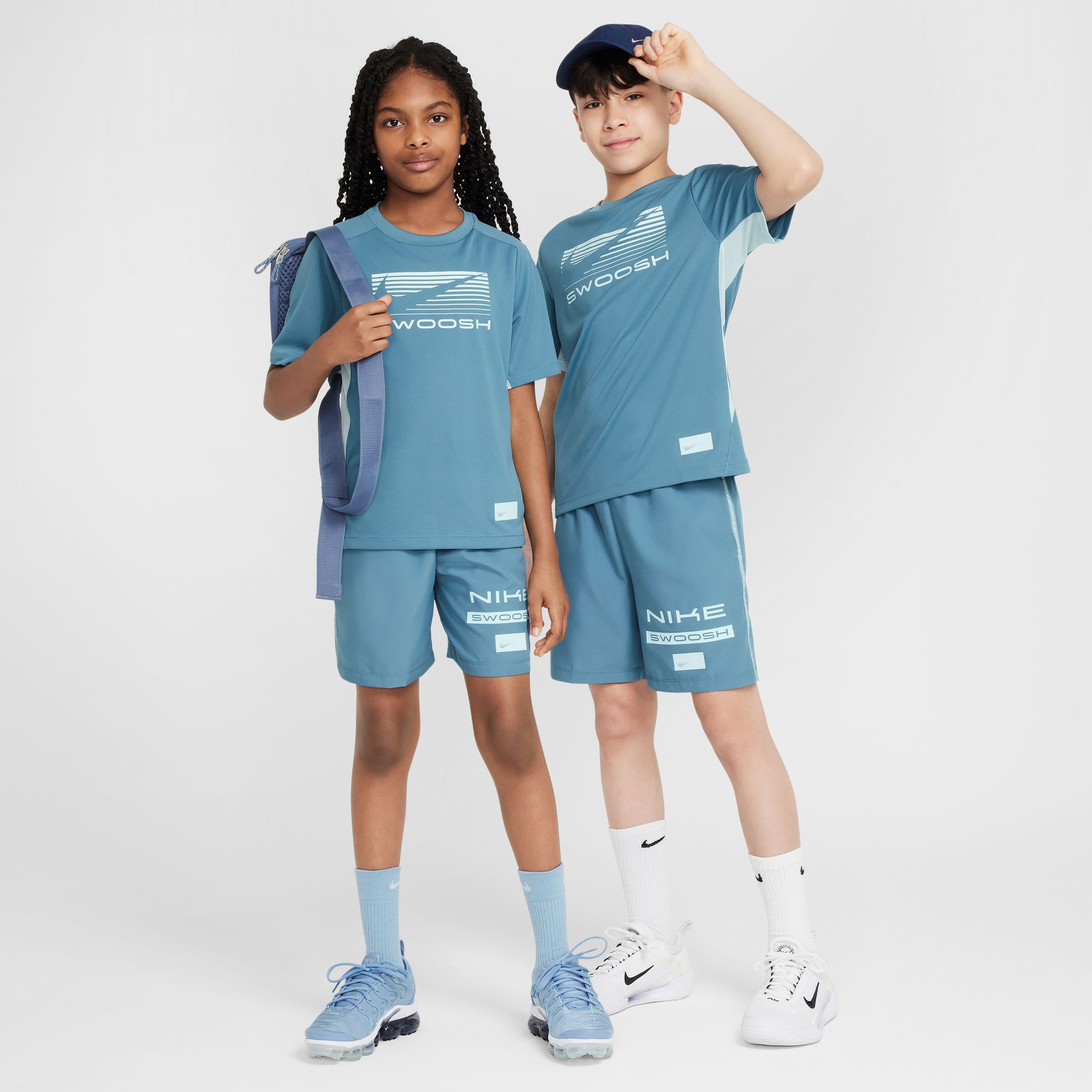 Nike Multi Çocuk Mavi Antrenman T-Shirt