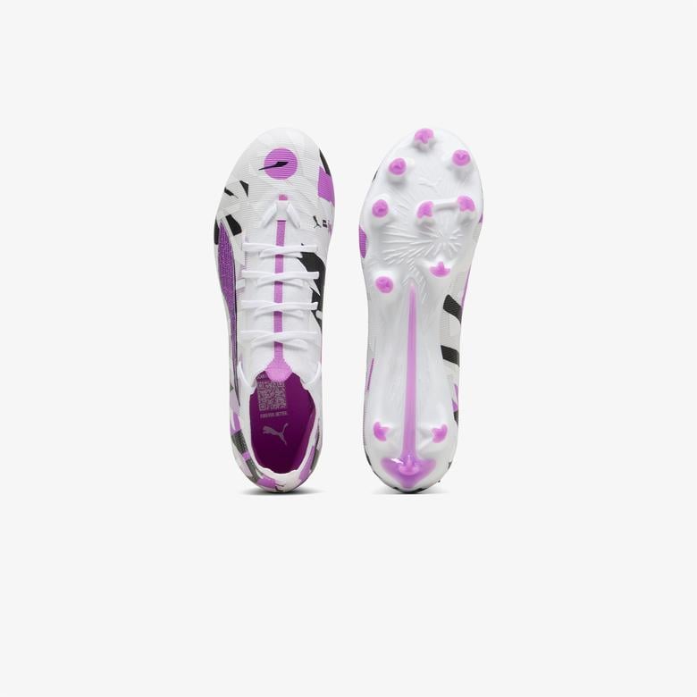 Puma Ultra 5 Match Forever Fg/Ag Erkek Beyaz Çim Saha Kramponu