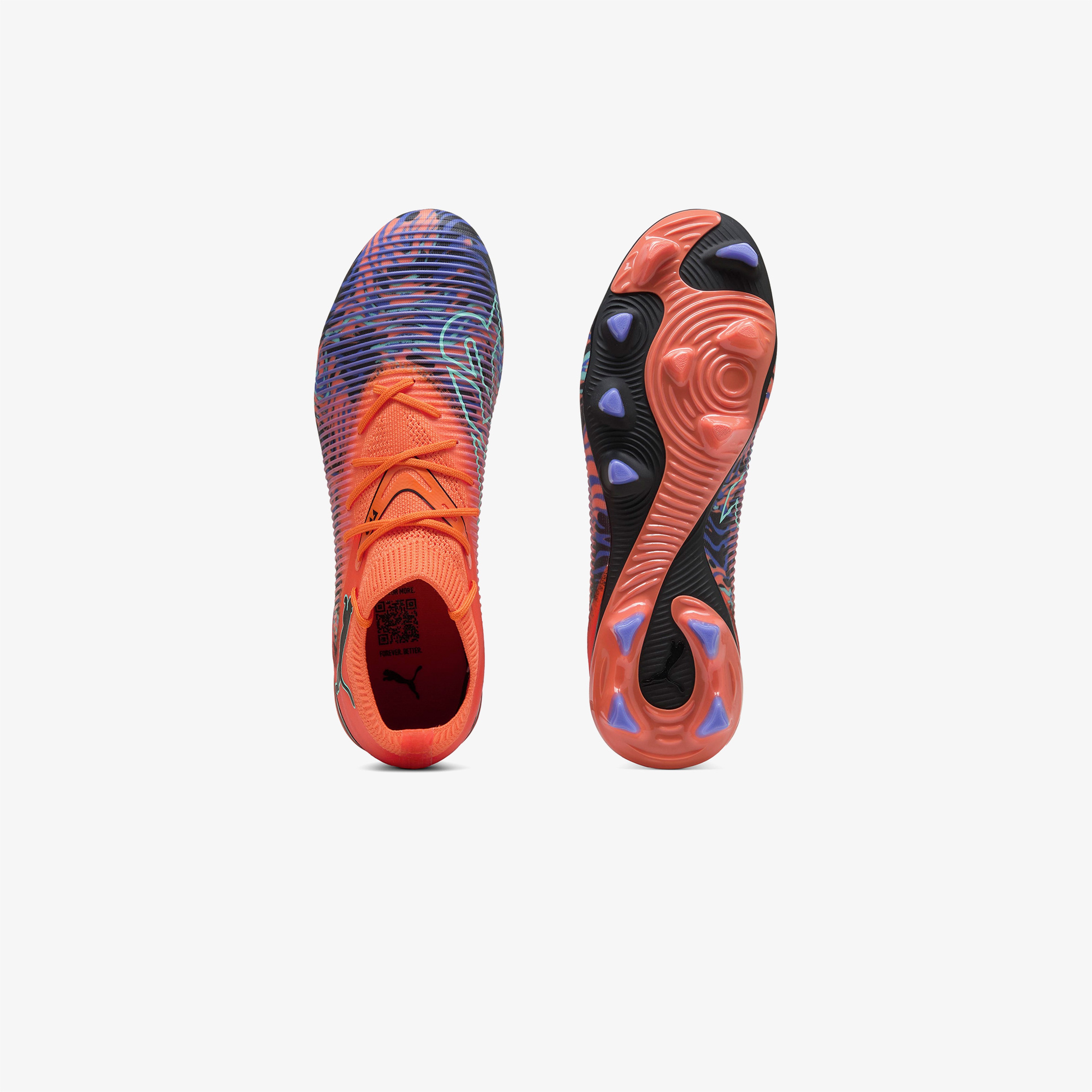 Puma Future 8 Match Crea Fg/Ag Erkek Turuncu Çim Saha Kramponu