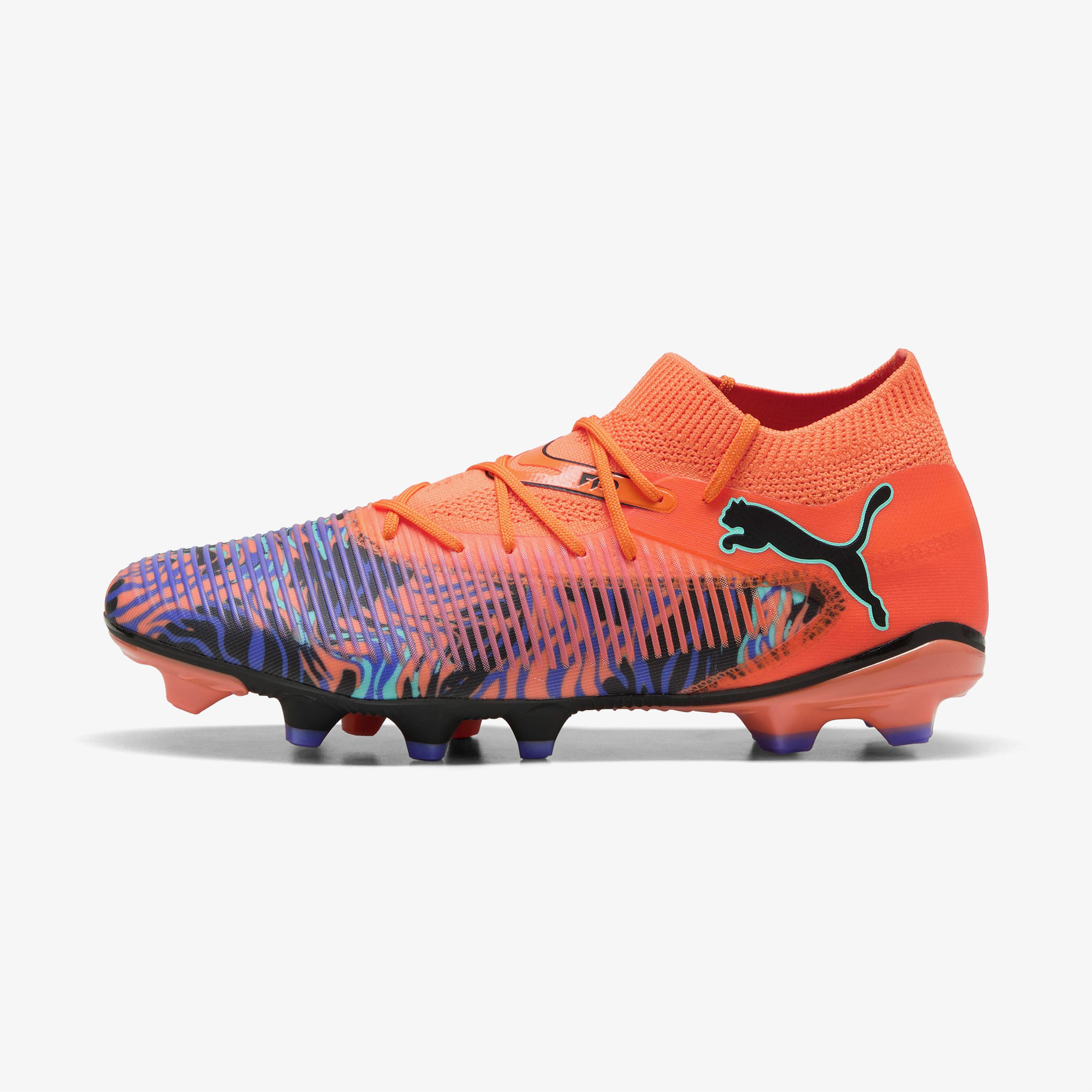 Puma Future 8 Match Crea Fg/Ag Erkek Turuncu Çim Saha Kramponu