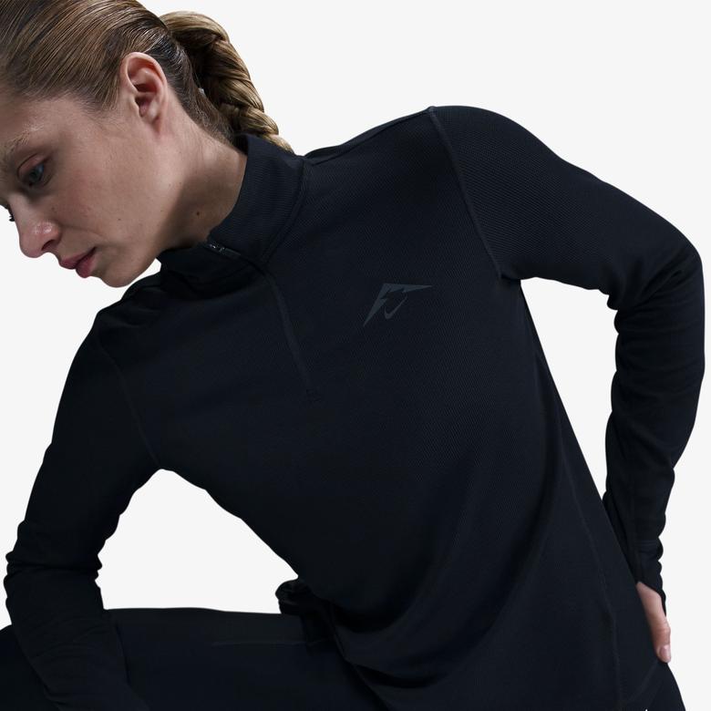 Nike Trail Kadın Siyah Koşu Sweatshirt