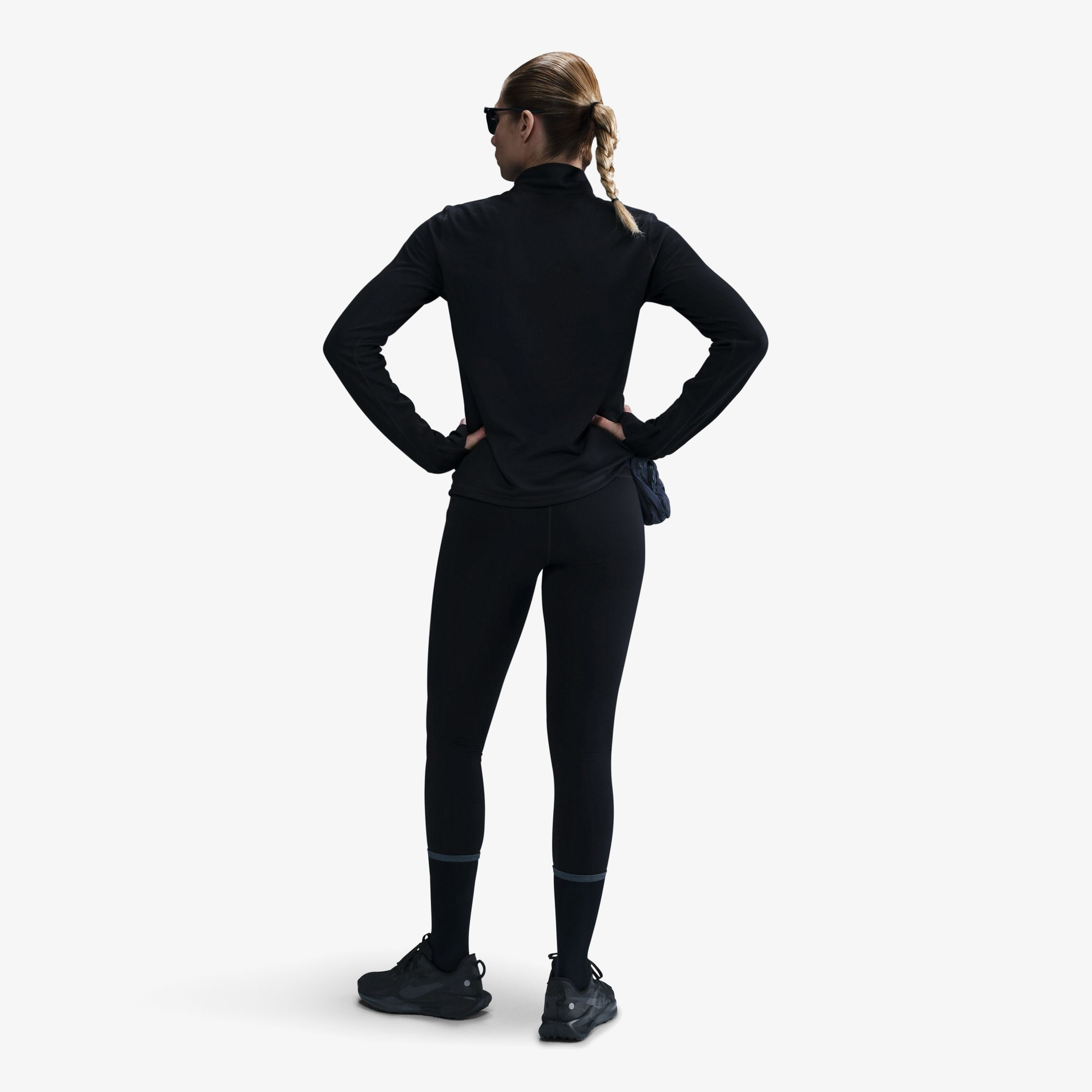 Nike Trail Kadın Siyah Koşu Sweatshirt