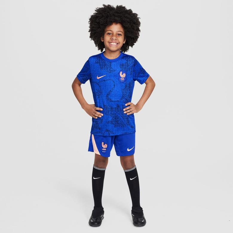 Nike Fff Academy Pro Çocuk Mavi T-Shirt