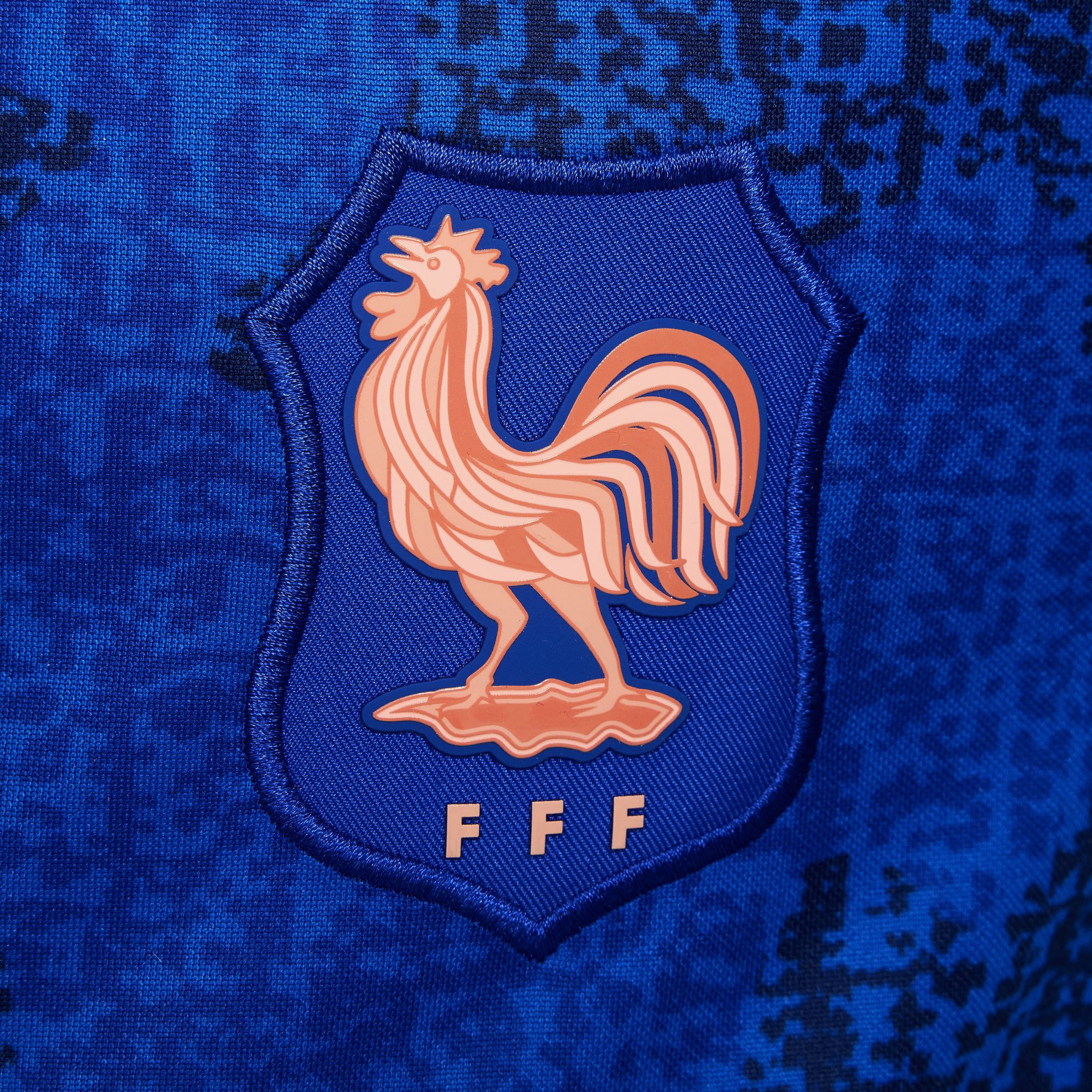 Nike Fff Academy Pro Çocuk Mavi T-Shirt