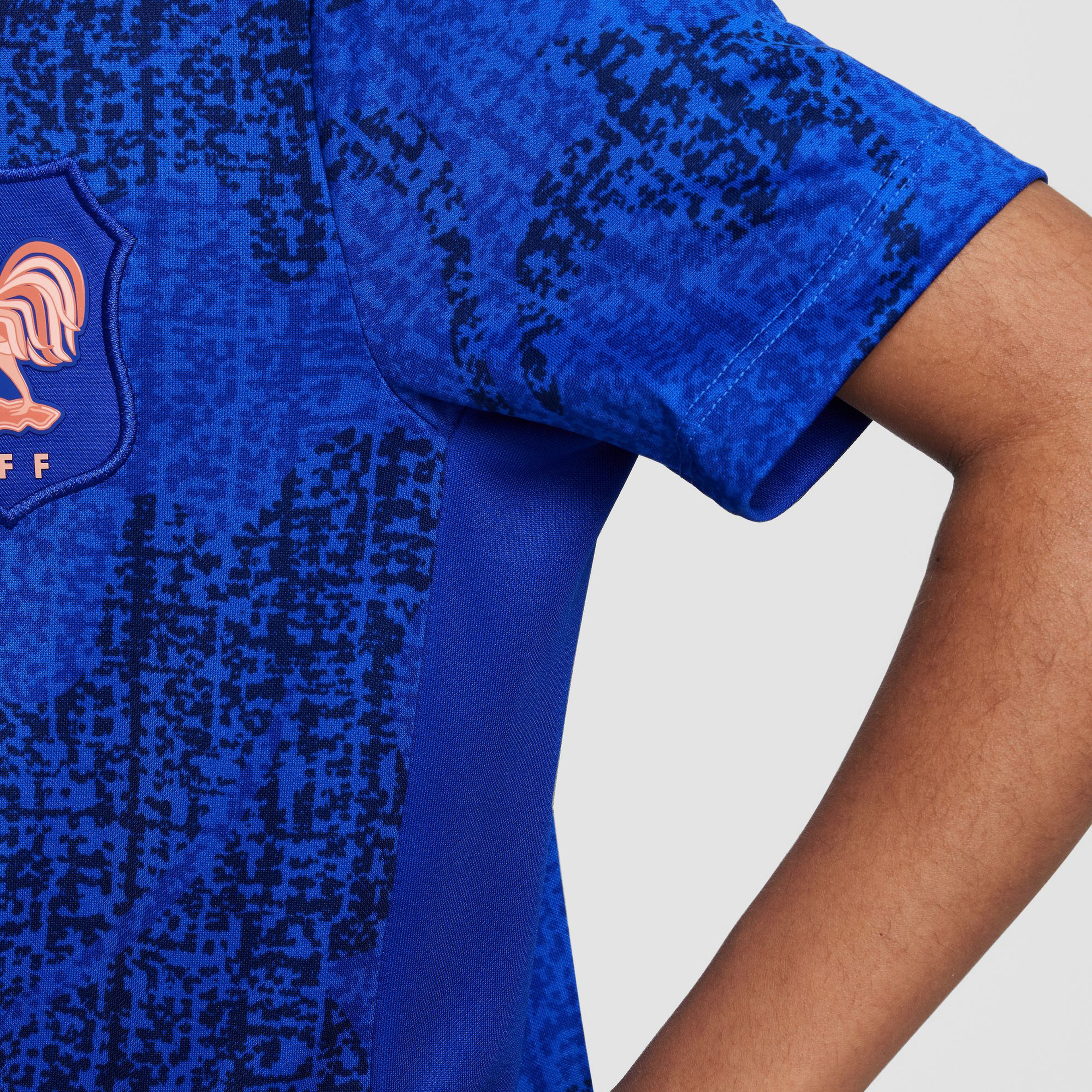 Nike Fff Academy Pro Çocuk Mavi T-Shirt