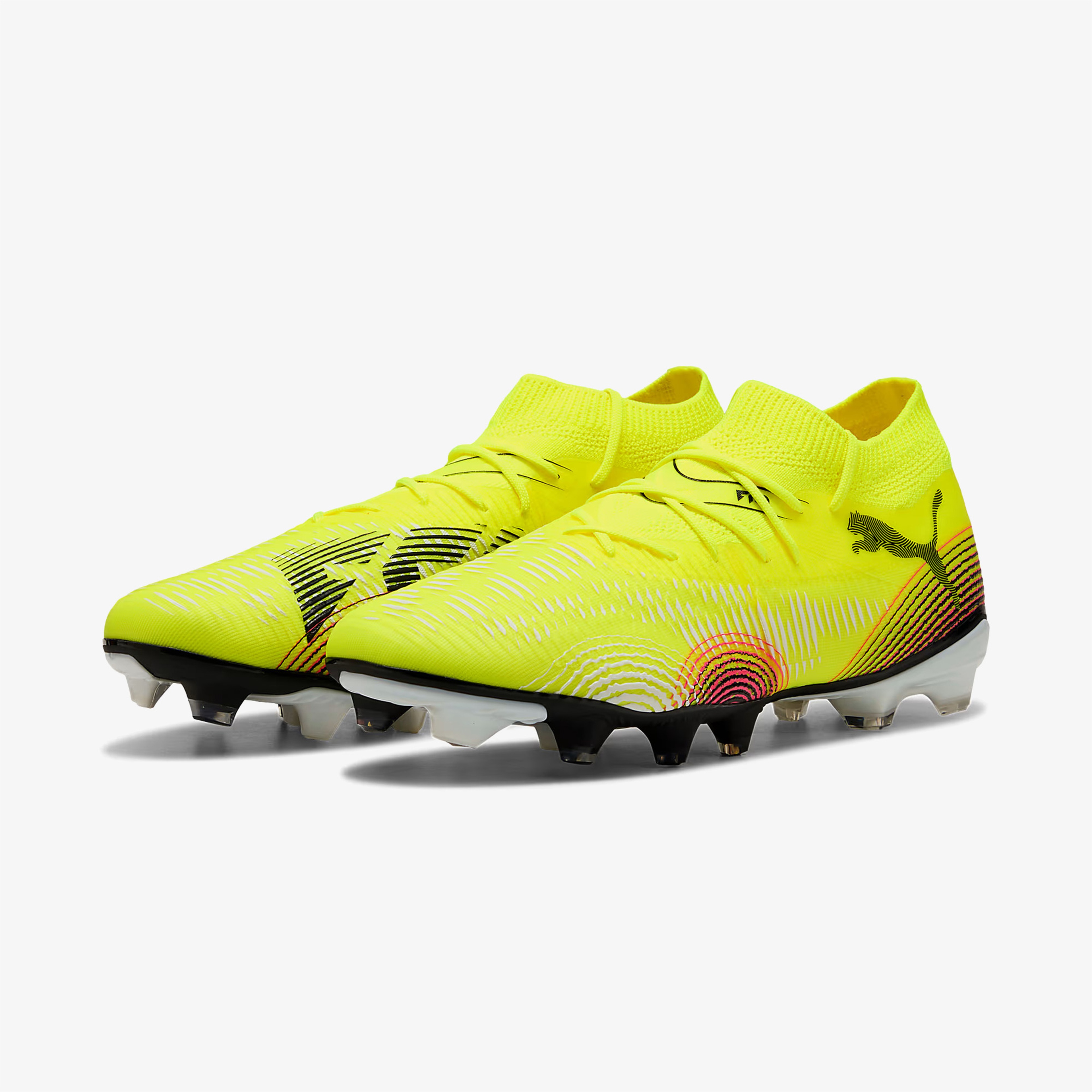 Puma Future 8 Match Fg/Ag Erkek Sarı Çim Saha Kramponu