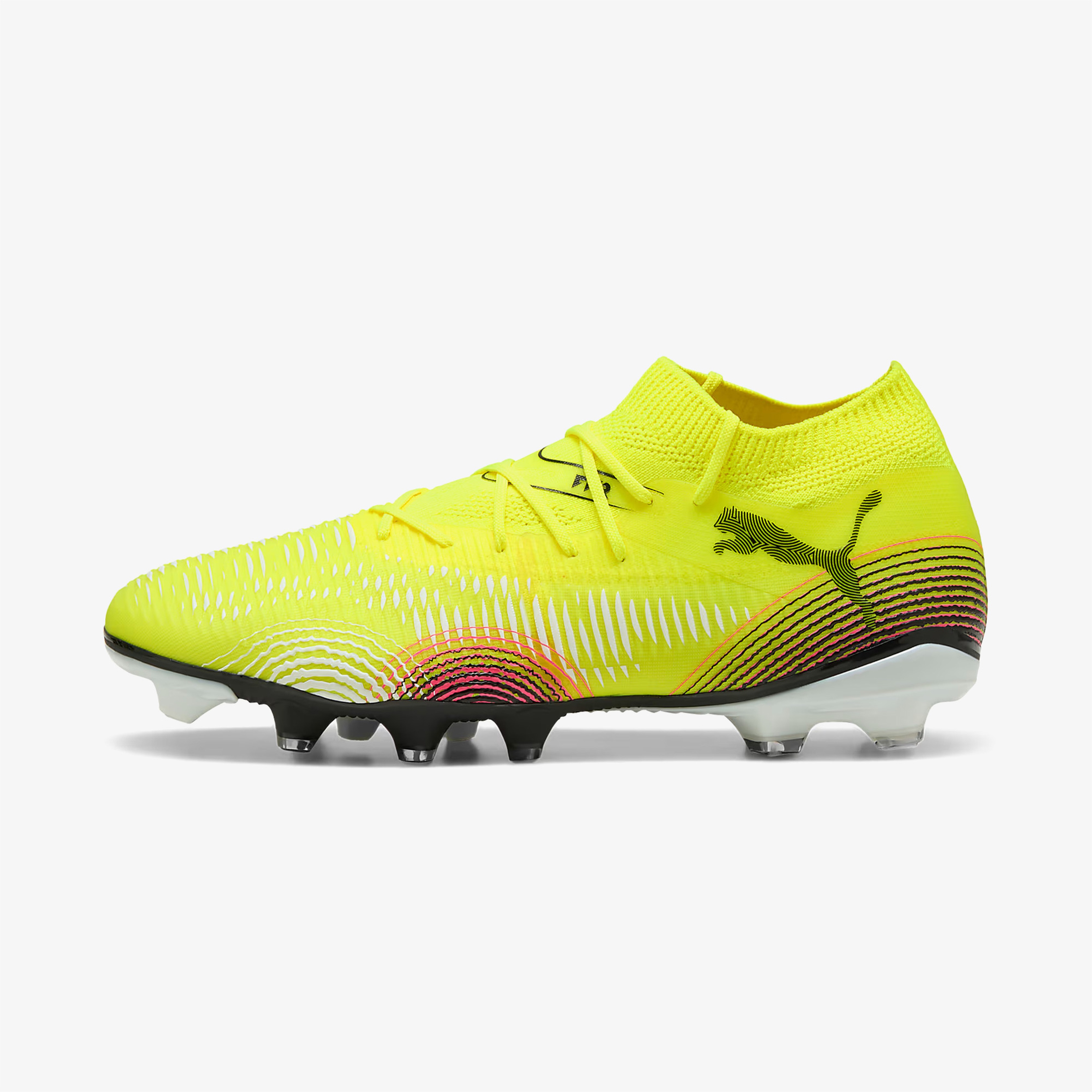 Puma Future 8 Match Fg/Ag Erkek Sarı Çim Saha Kramponu