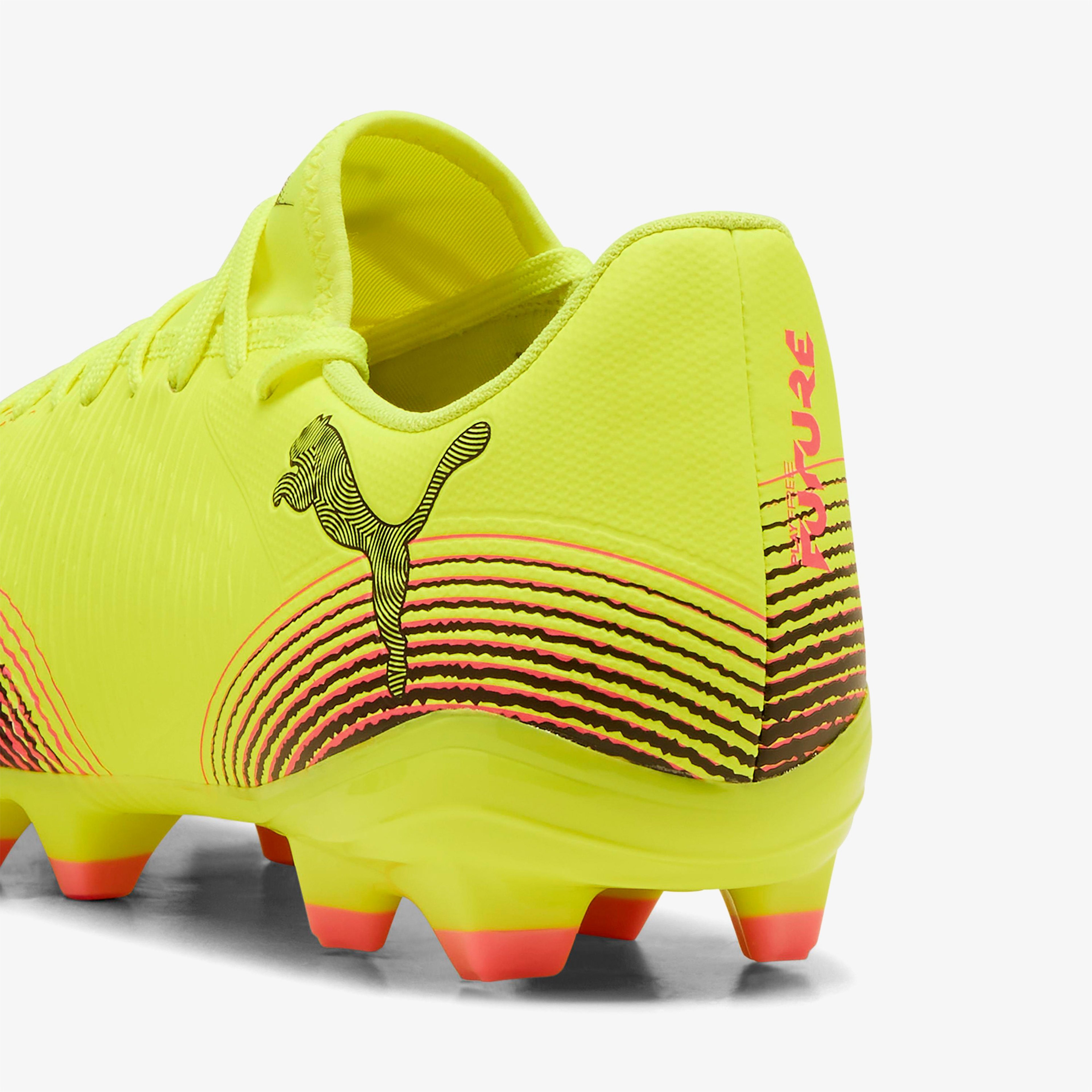 Puma Future 8 Play Fg/Ag Erkek Sarı Çim Saha Kramponu