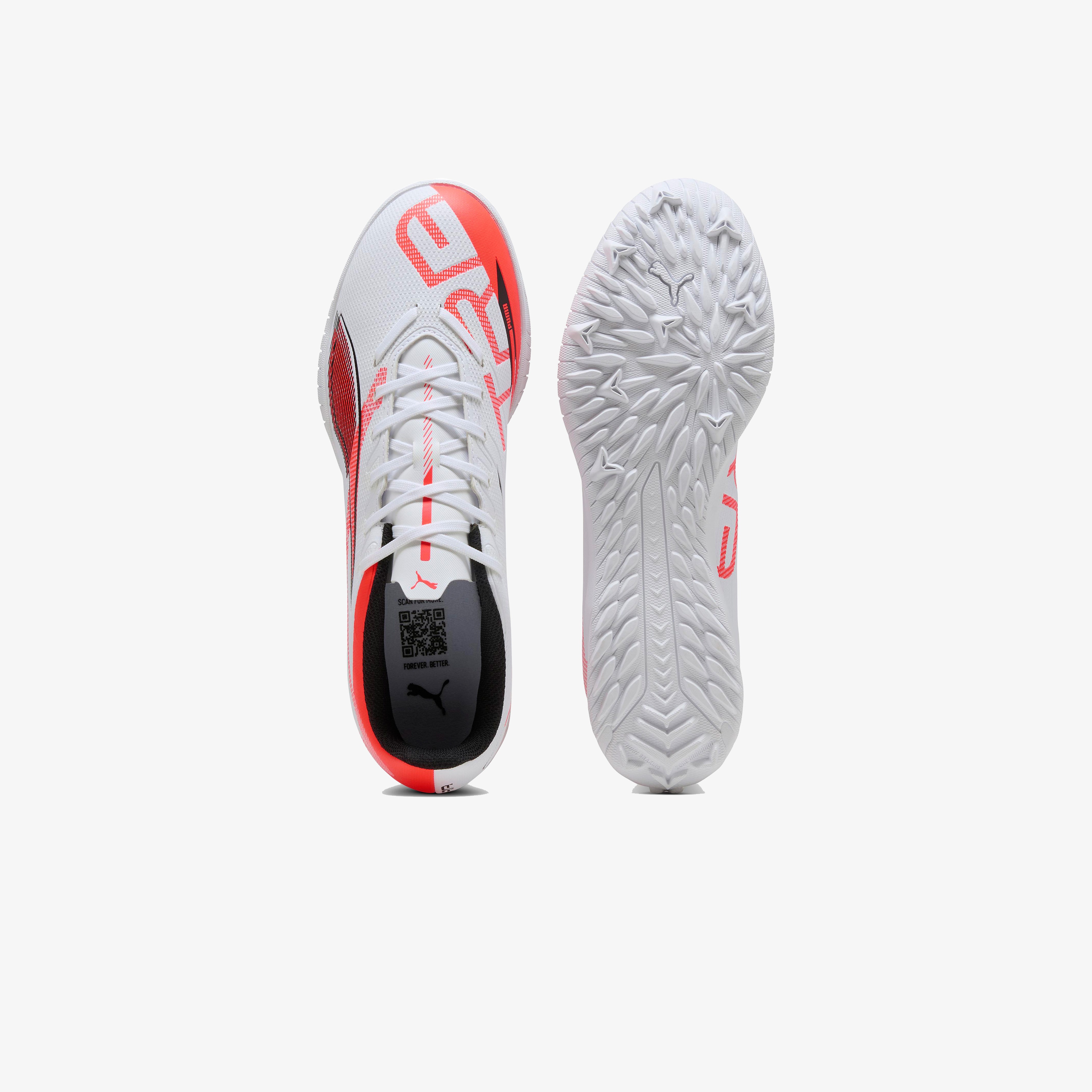 Puma Ultra 5 Play Erkek Beyaz Halı Saha Kramponu