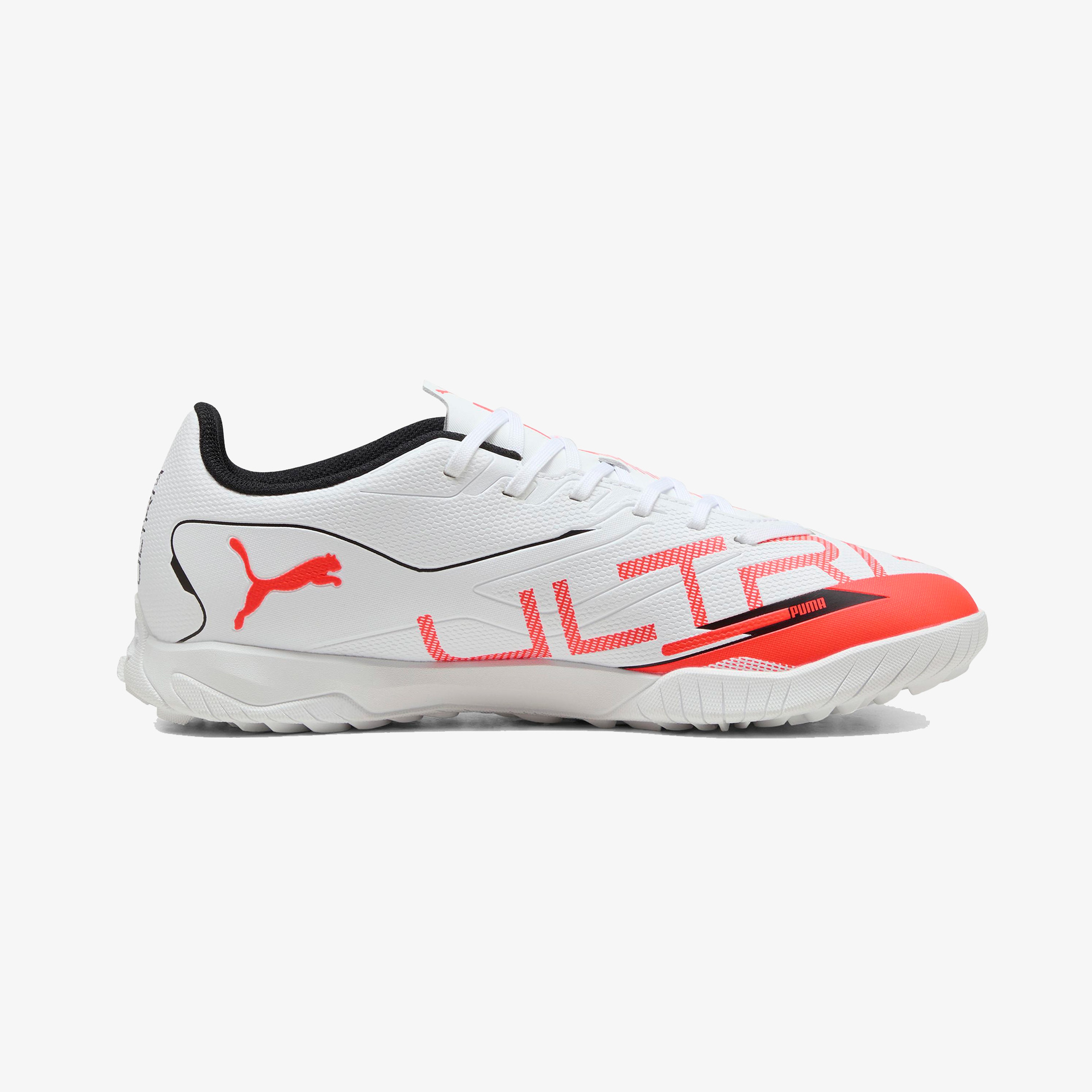 Puma Ultra 5 Play Erkek Beyaz Halı Saha Kramponu