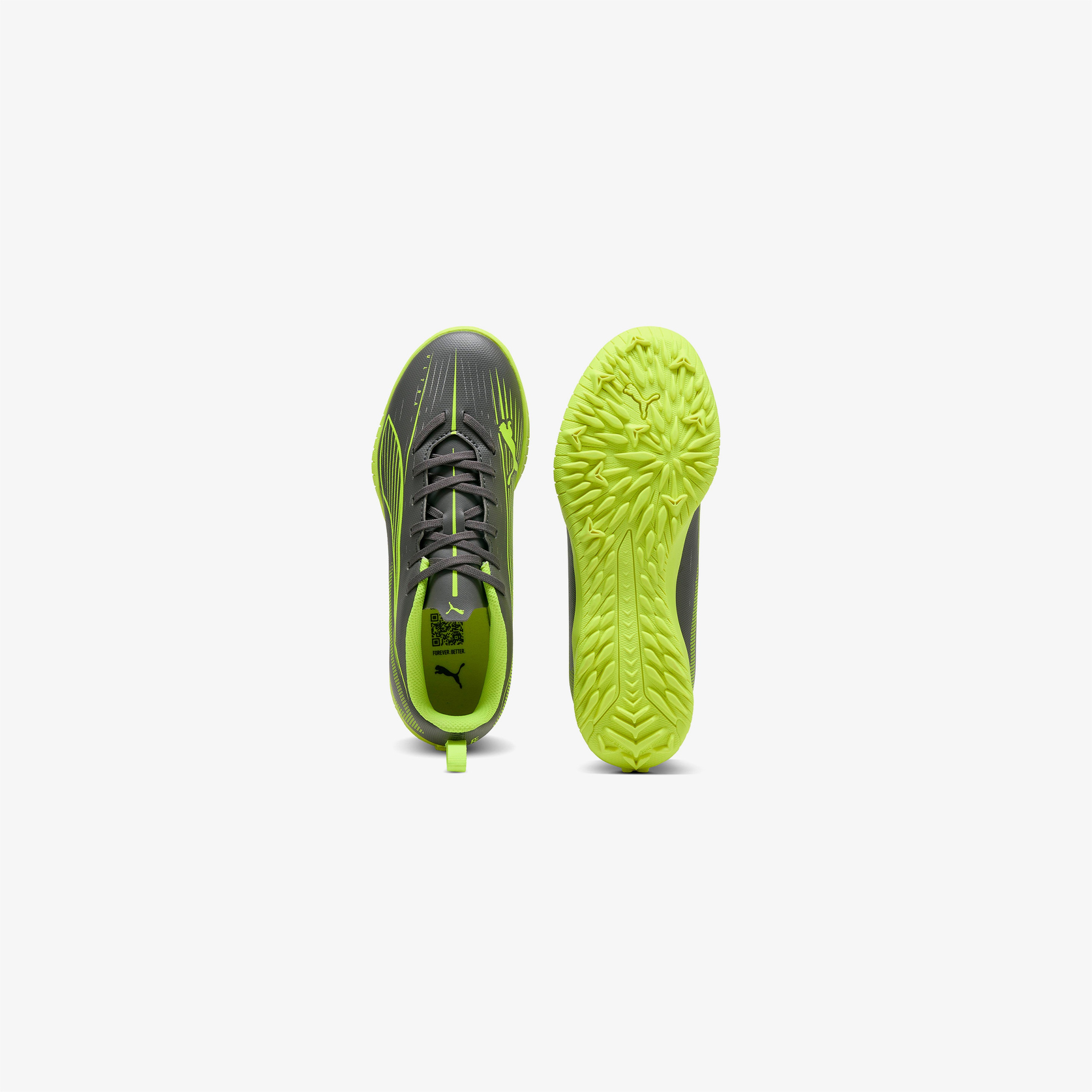 Puma Ultra 5 Play Çocuk Gri Halı Saha Kramponu