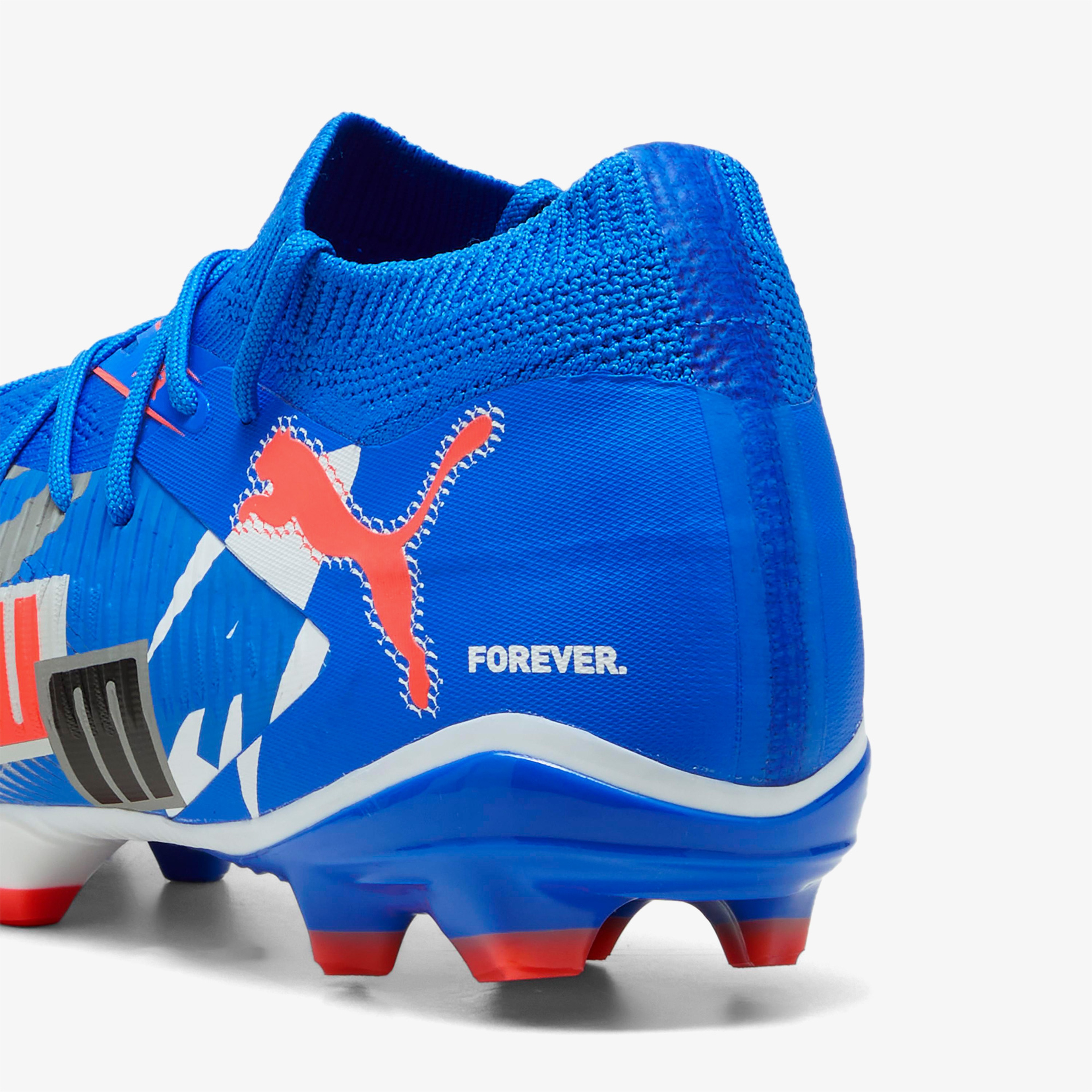 Puma Future 8 Match Forever Fg/Ag Erkek Beyaz Çim Saha Kramponu