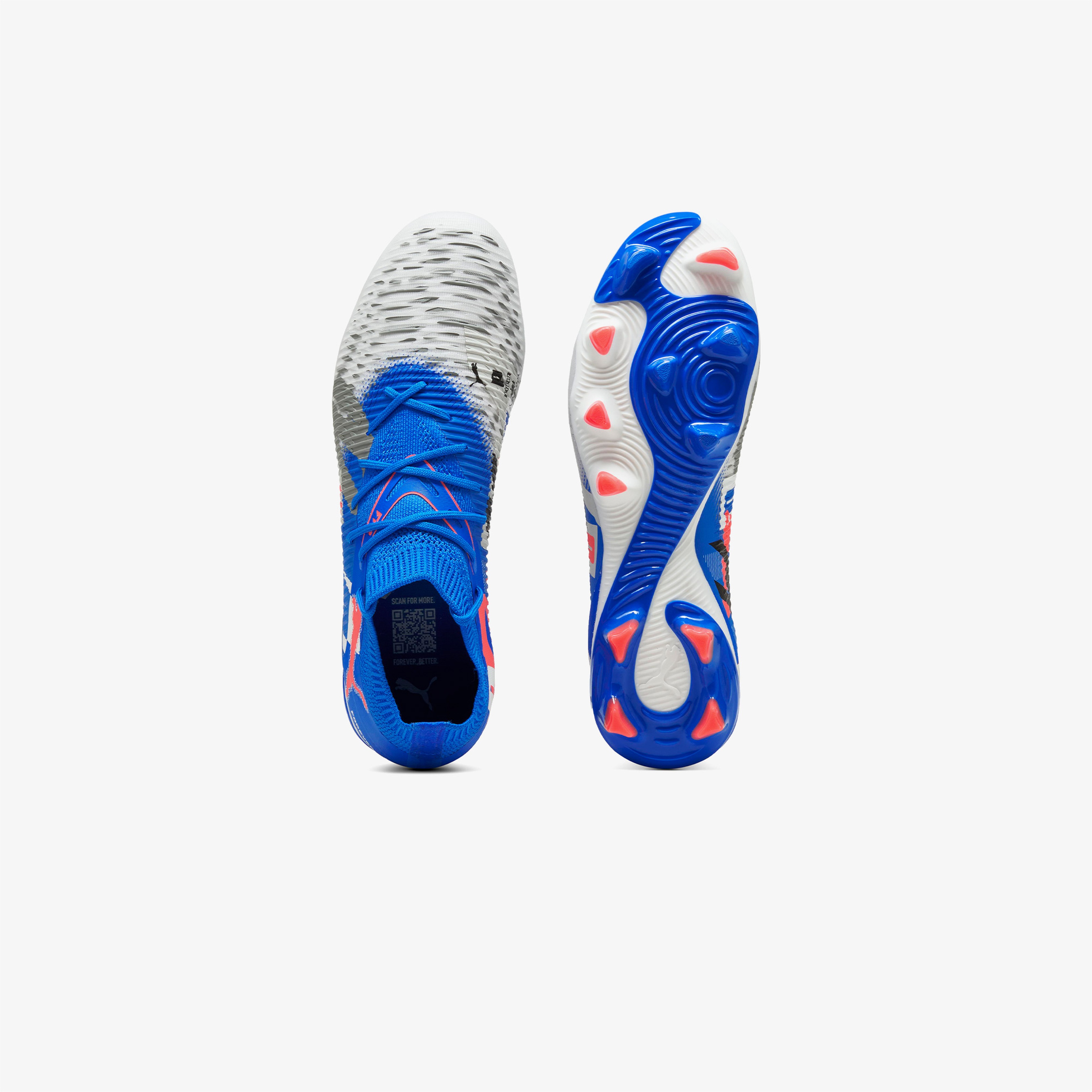 Puma Future 8 Match Forever Fg/Ag Erkek Beyaz Çim Saha Kramponu