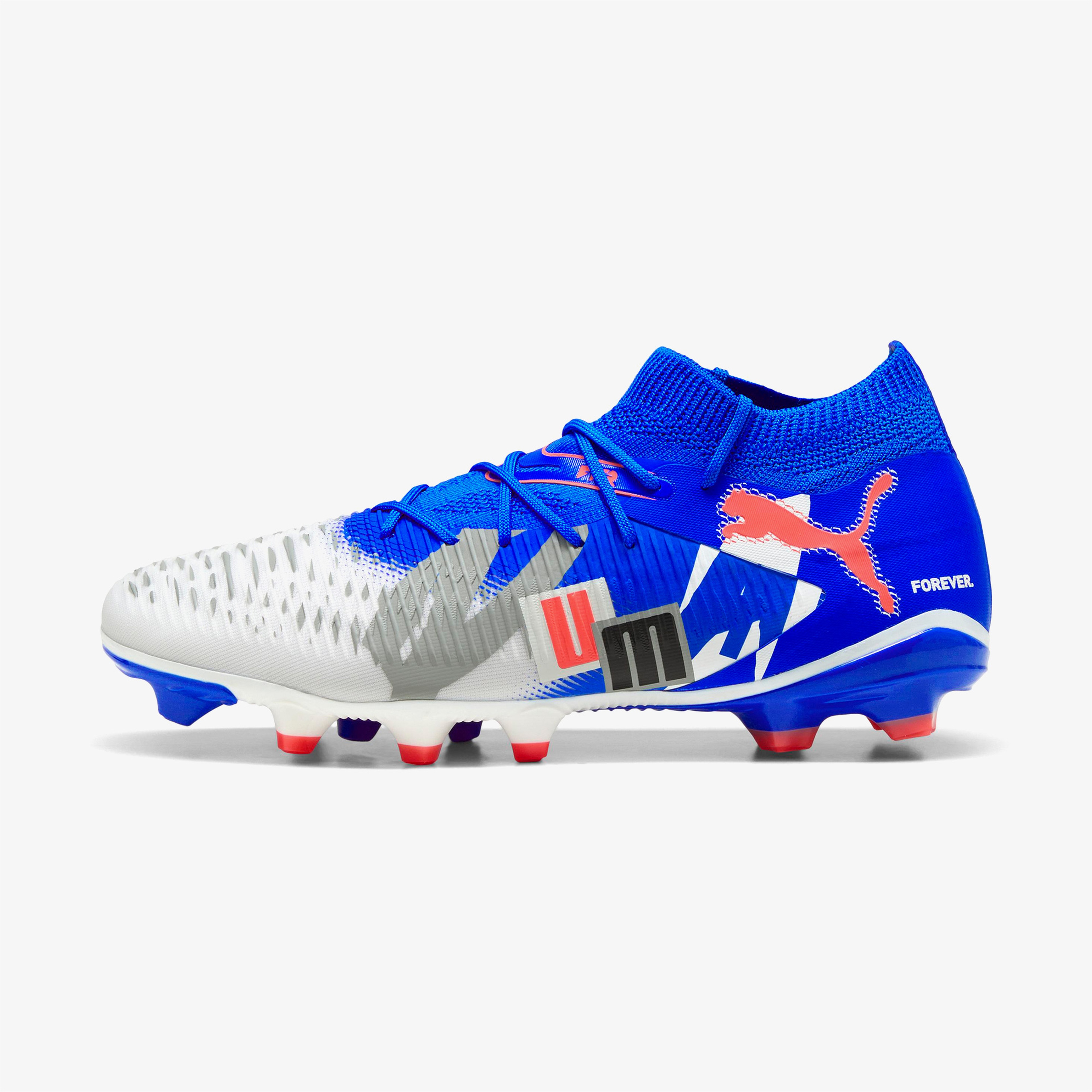 Puma Future 8 Match Forever Fg/Ag Erkek Beyaz Çim Saha Kramponu