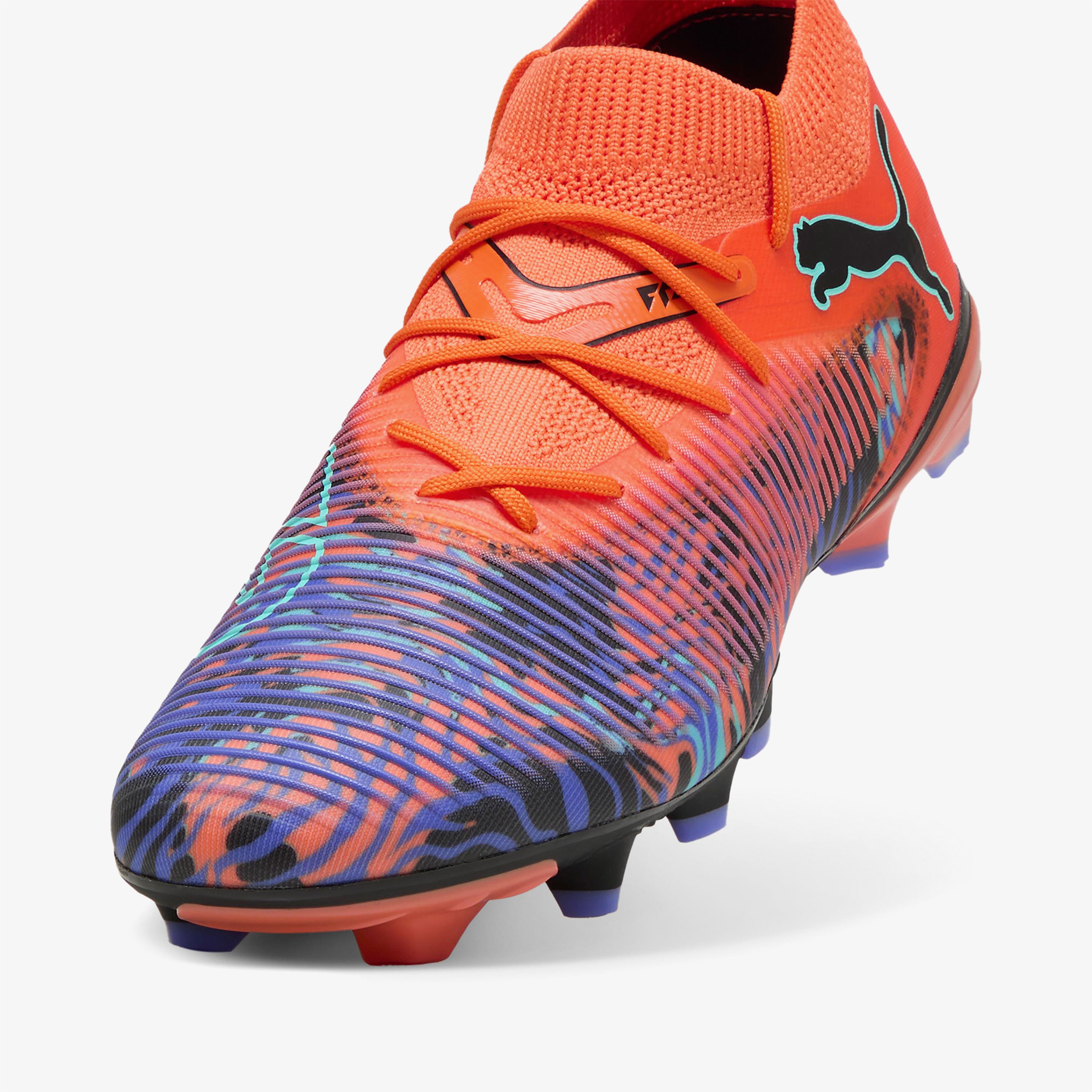 Puma Future 8 Match Crea Fg/Ag Erkek Turuncu Çim Saha Kramponu
