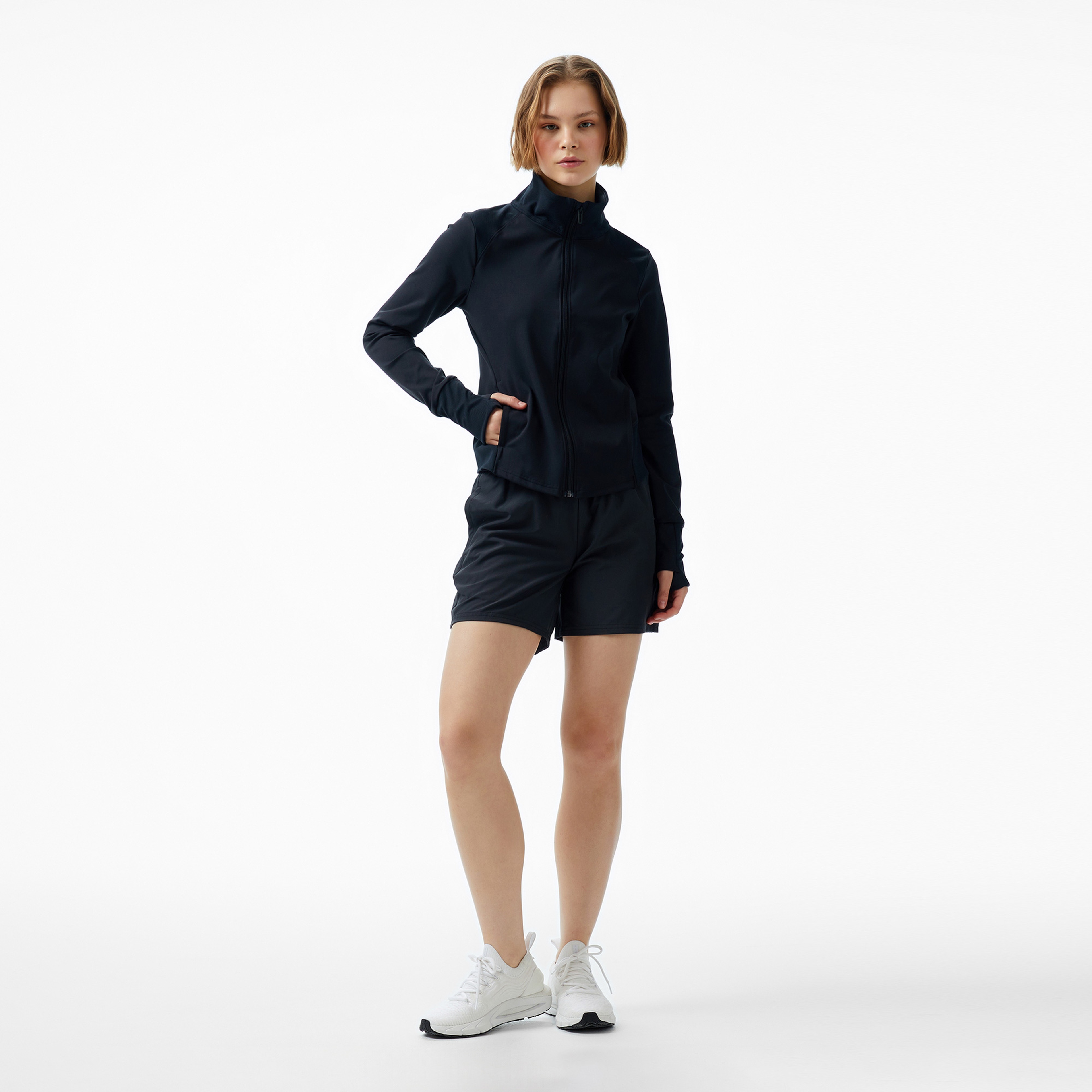 Under Armour Meridian Kadın Siyah Koşu Ceketi