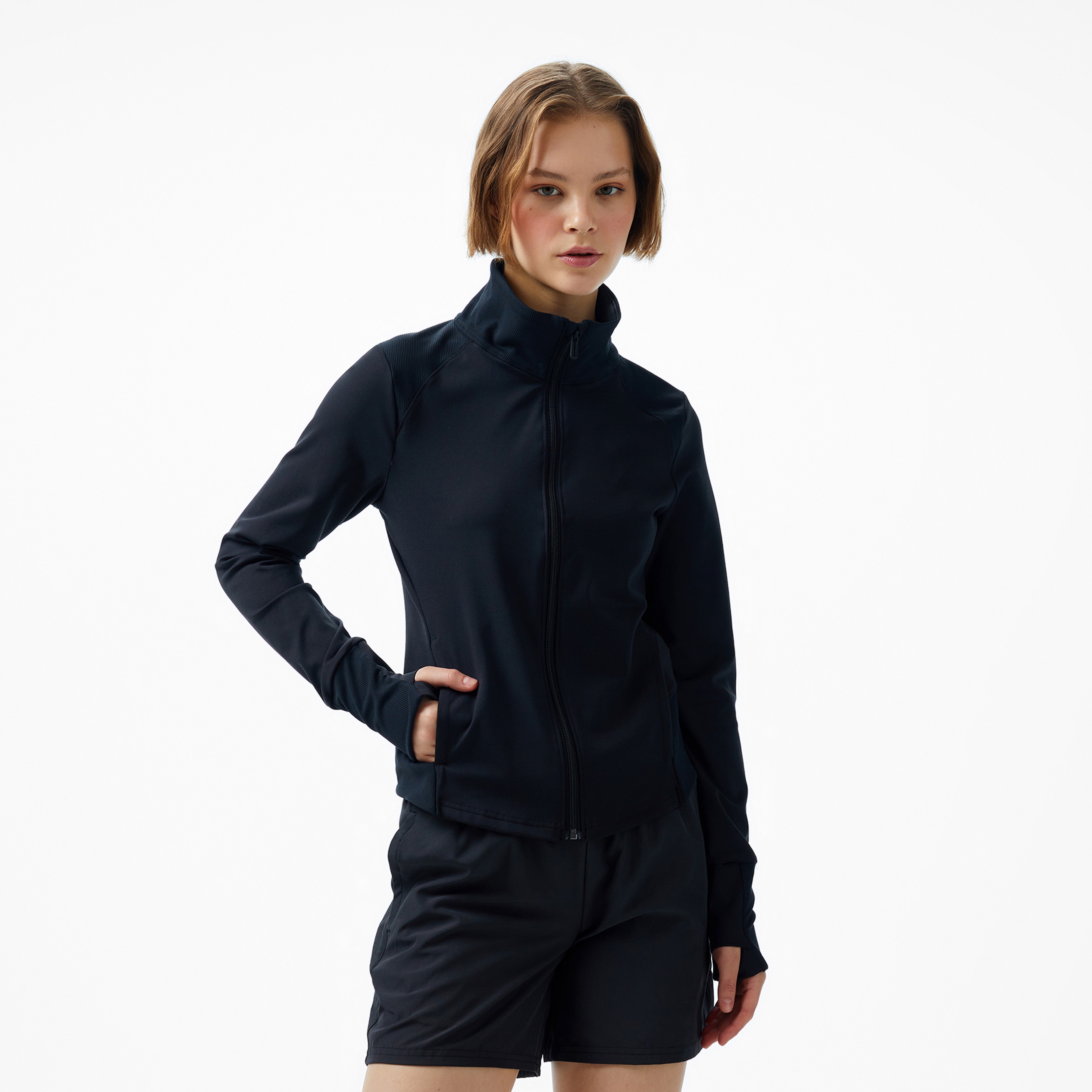 Under Armour Meridian Kadın Siyah Koşu Ceketi