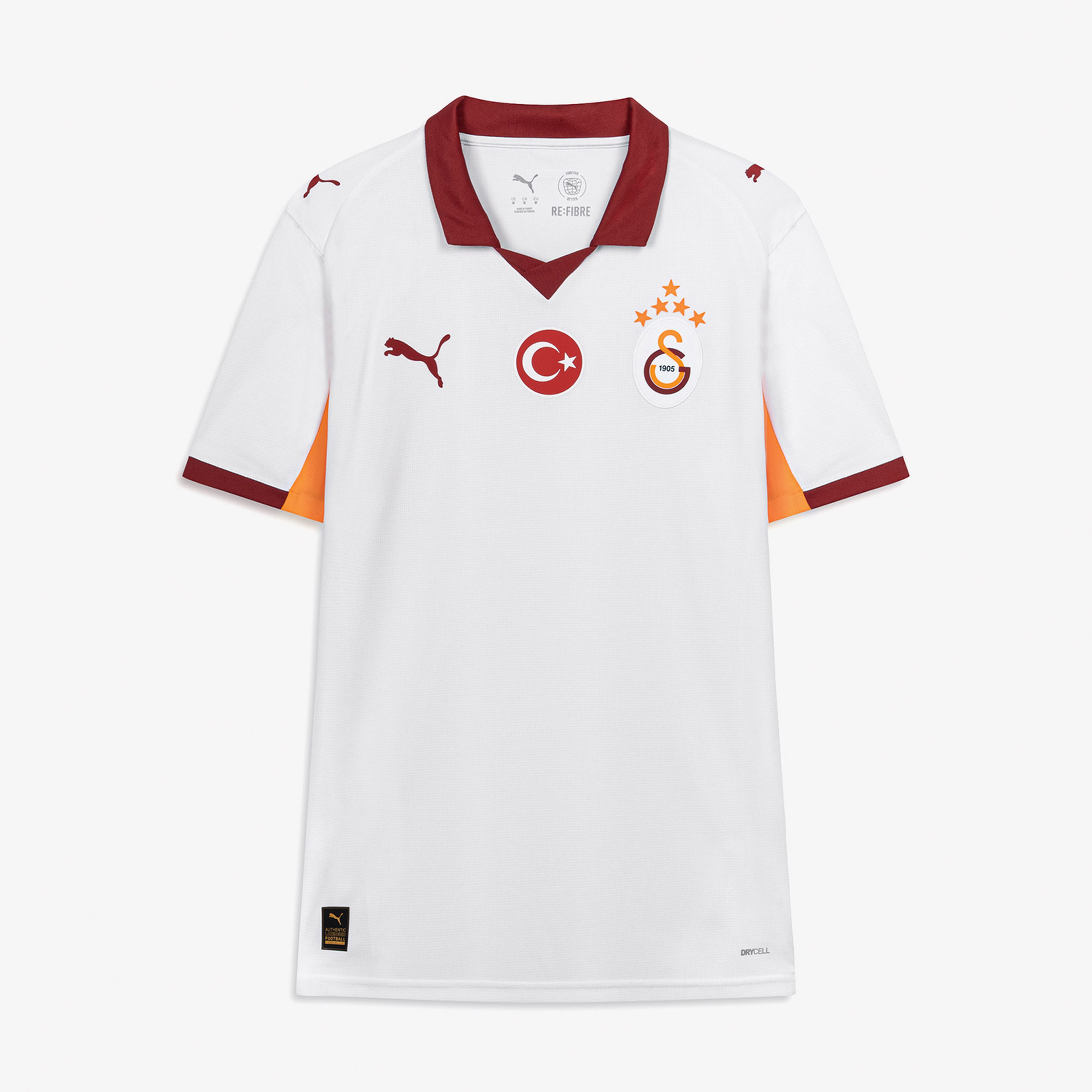 Puma Galatasaray S.K. 25-26 Erkek Beyaz Deplasman Futbol Forması