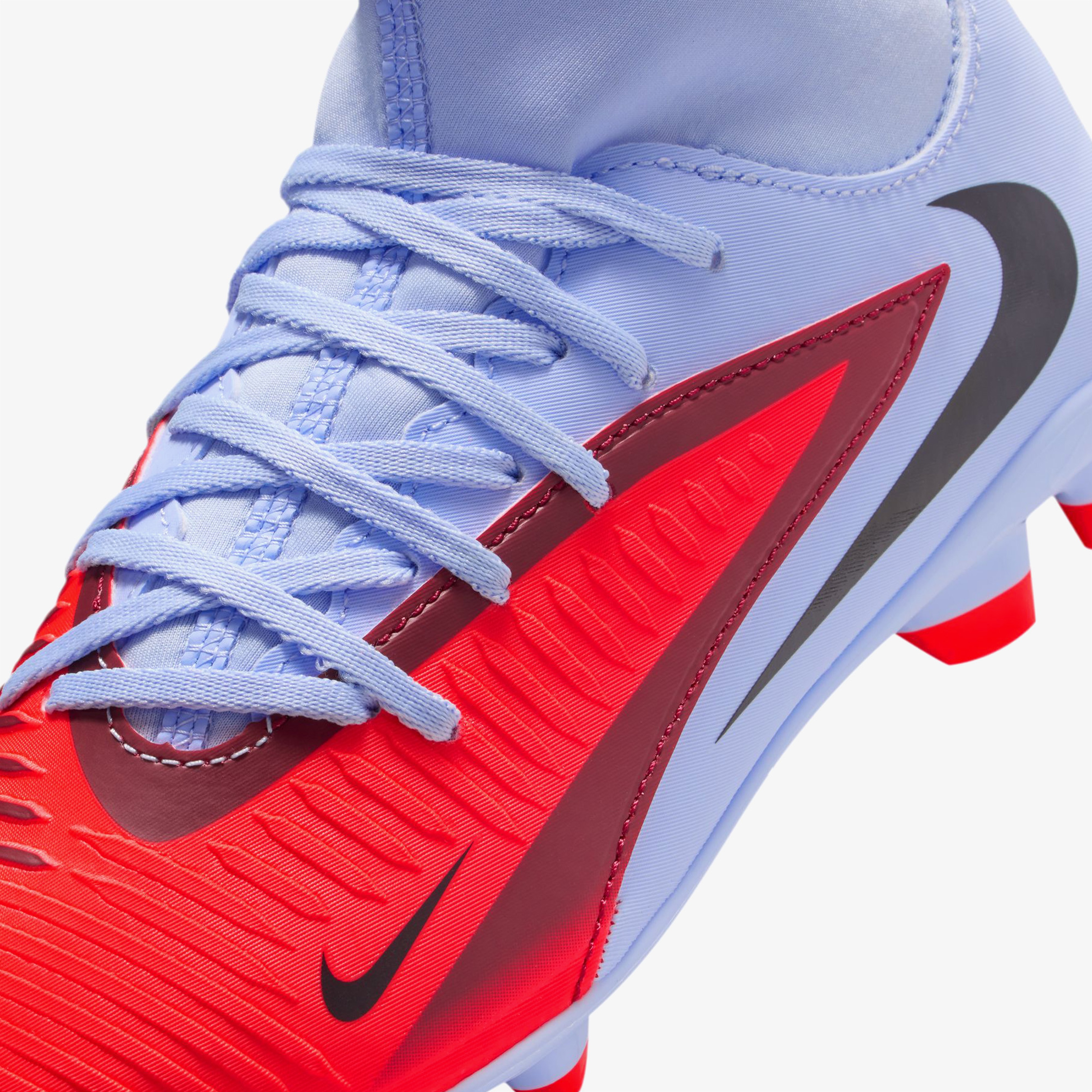 Nike Jr Phantom 6 High Club Fg-Mg Çocuk Mavi Çim Saha Kramponu