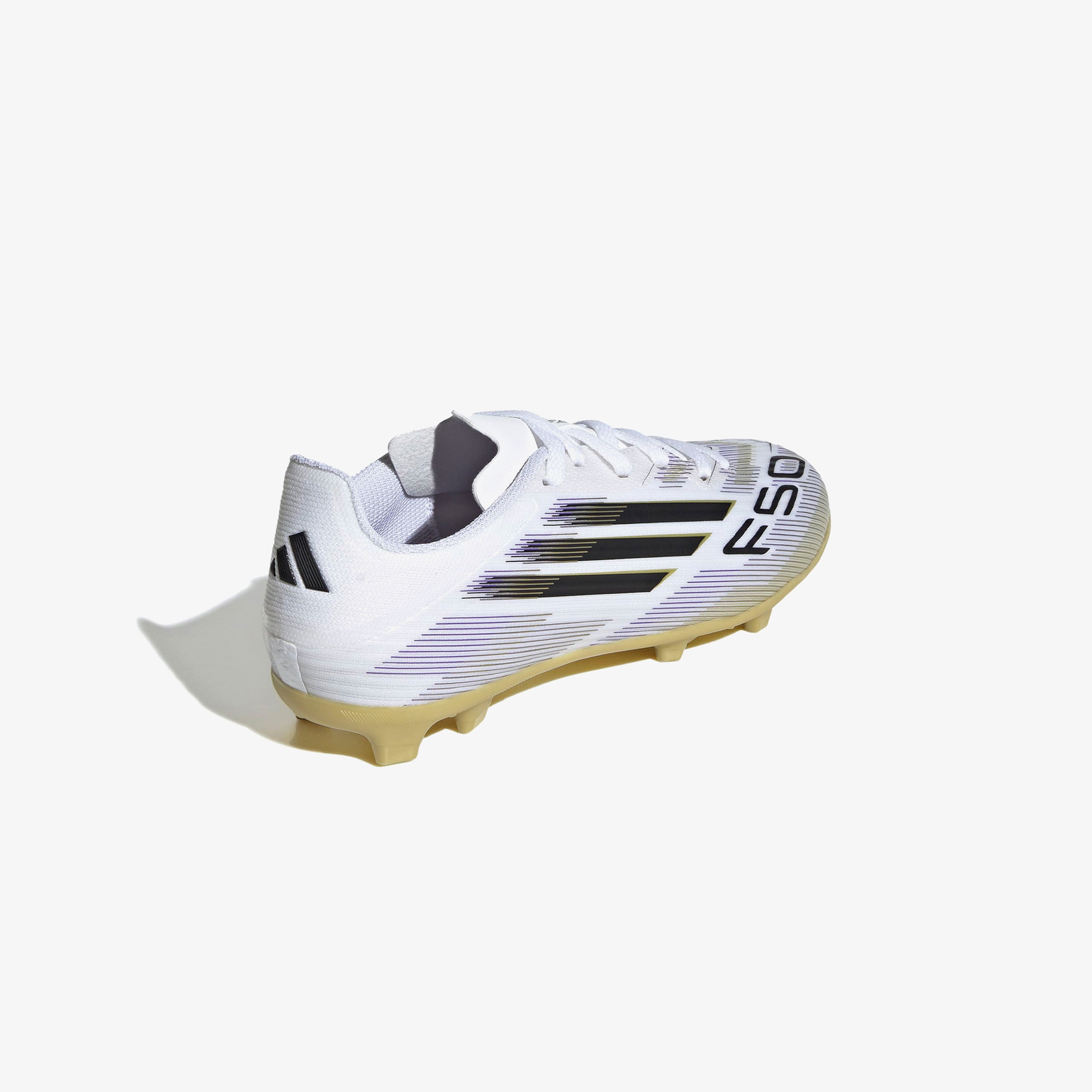 adidas F50 League Firm-Multi Ground Çocuk Beyaz Çim Saha Kramponu