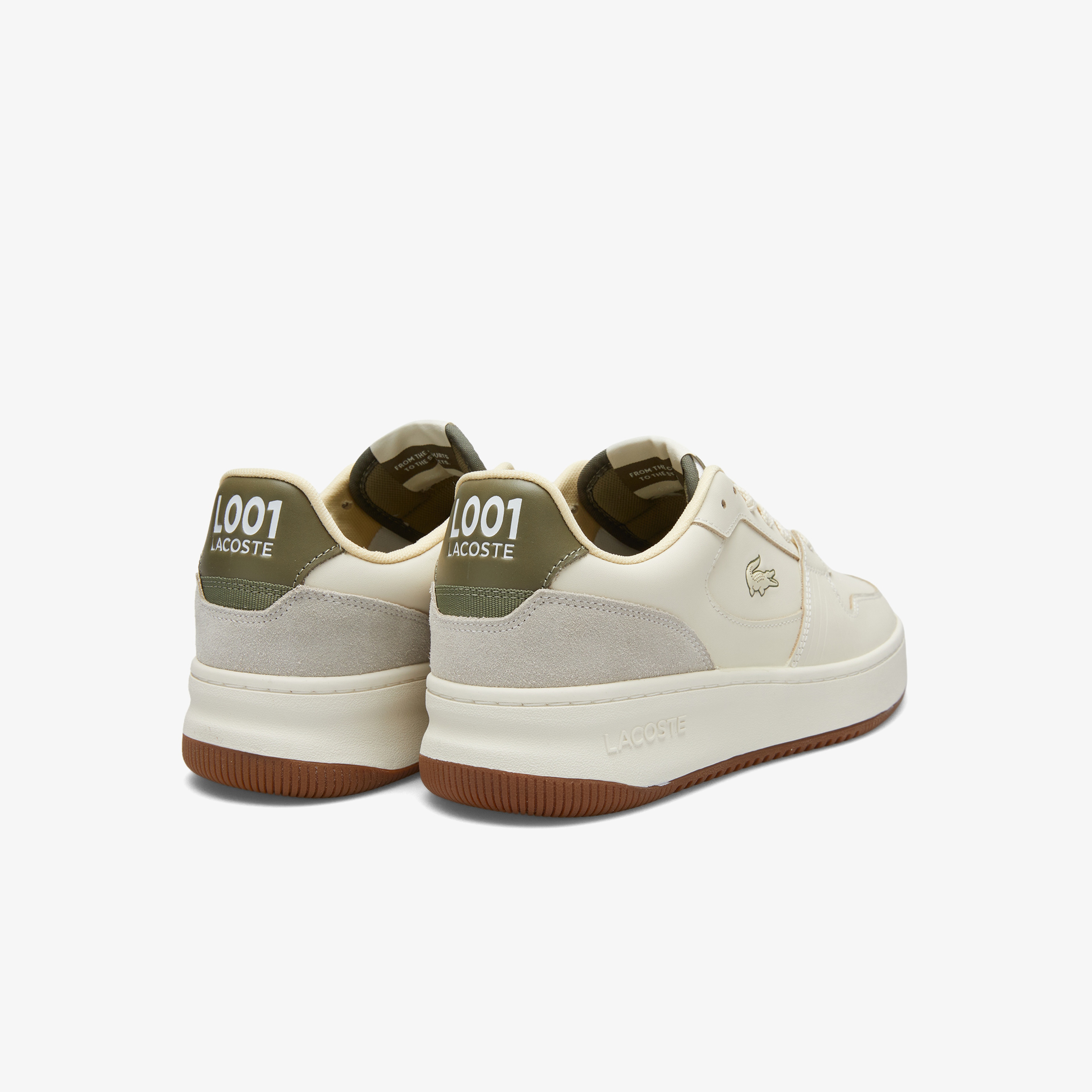 Lacoste L001 Set Erkek Krem Sneaker