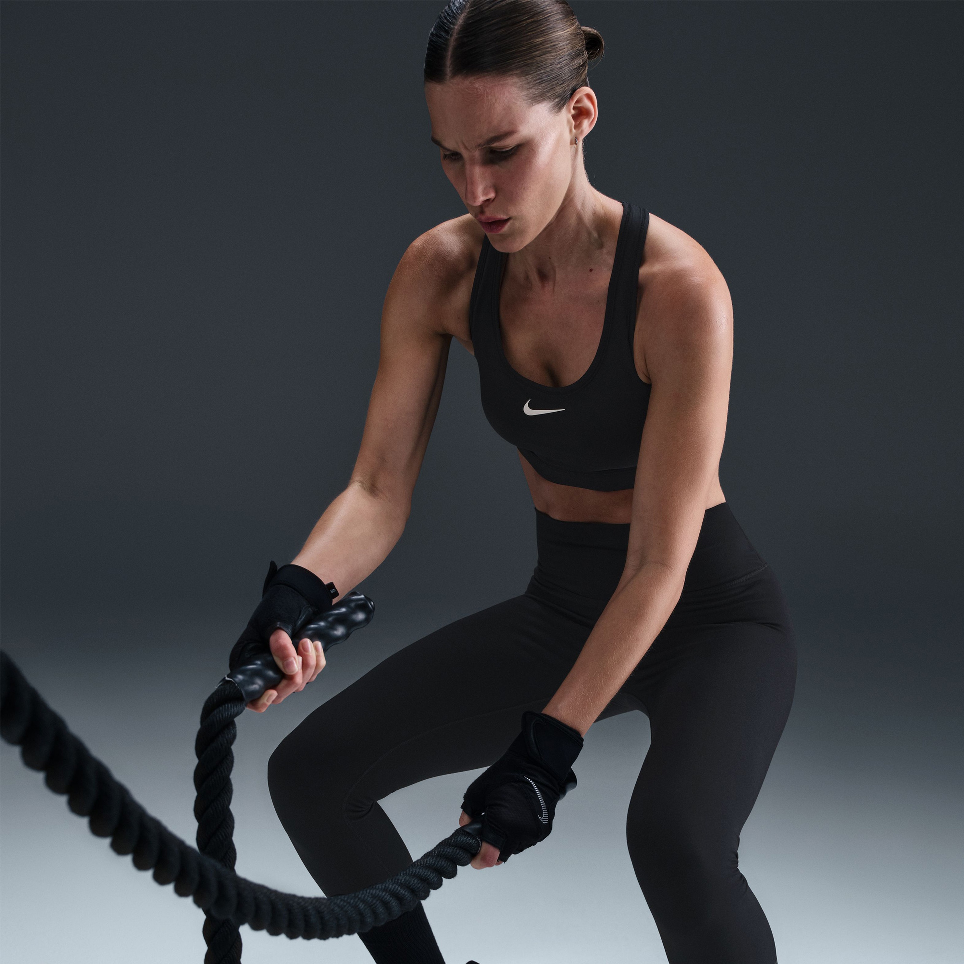 Nike Dri-FIT One Kadın Siyah Antrenman Taytı
