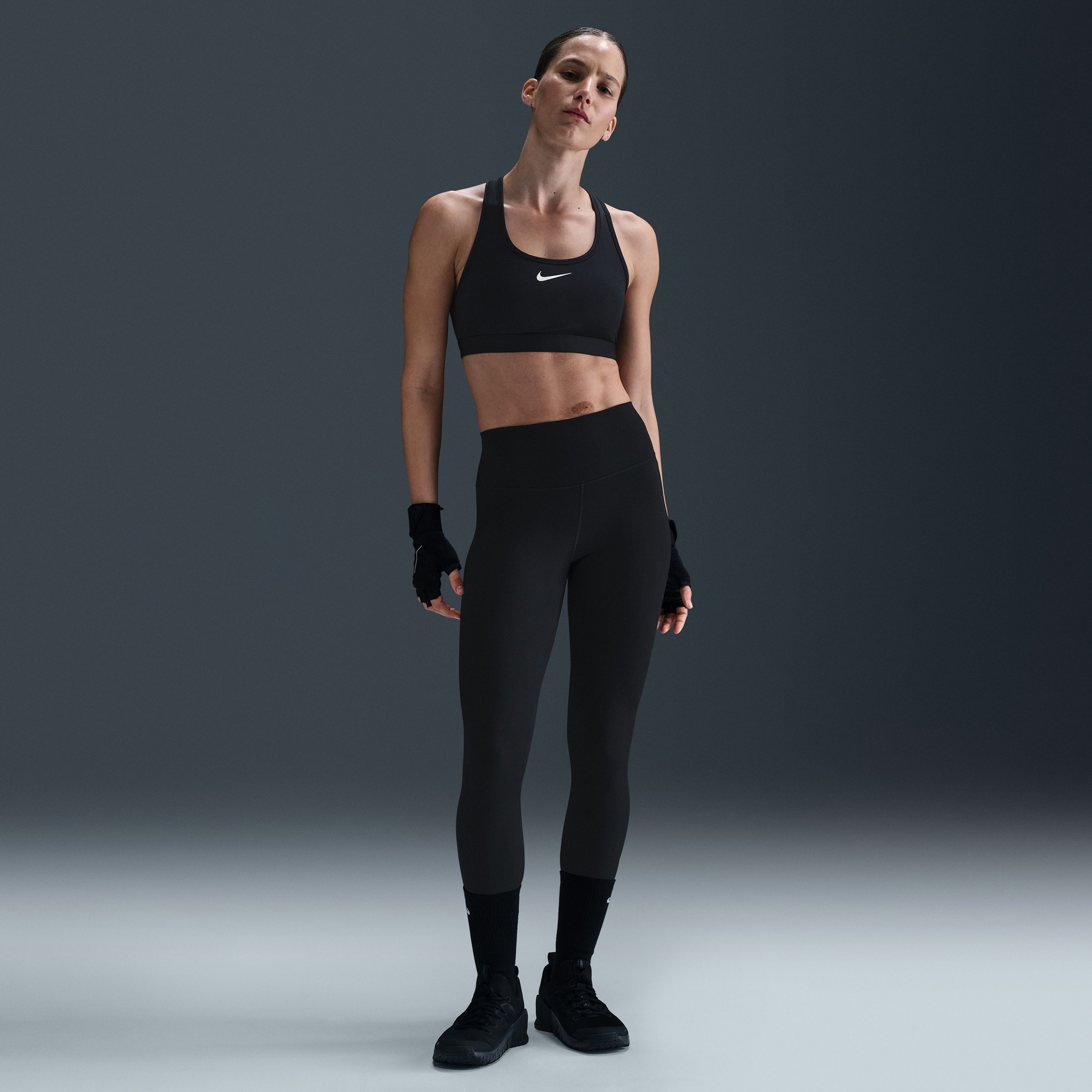 Nike Dri-FIT One Kadın Siyah Antrenman Taytı