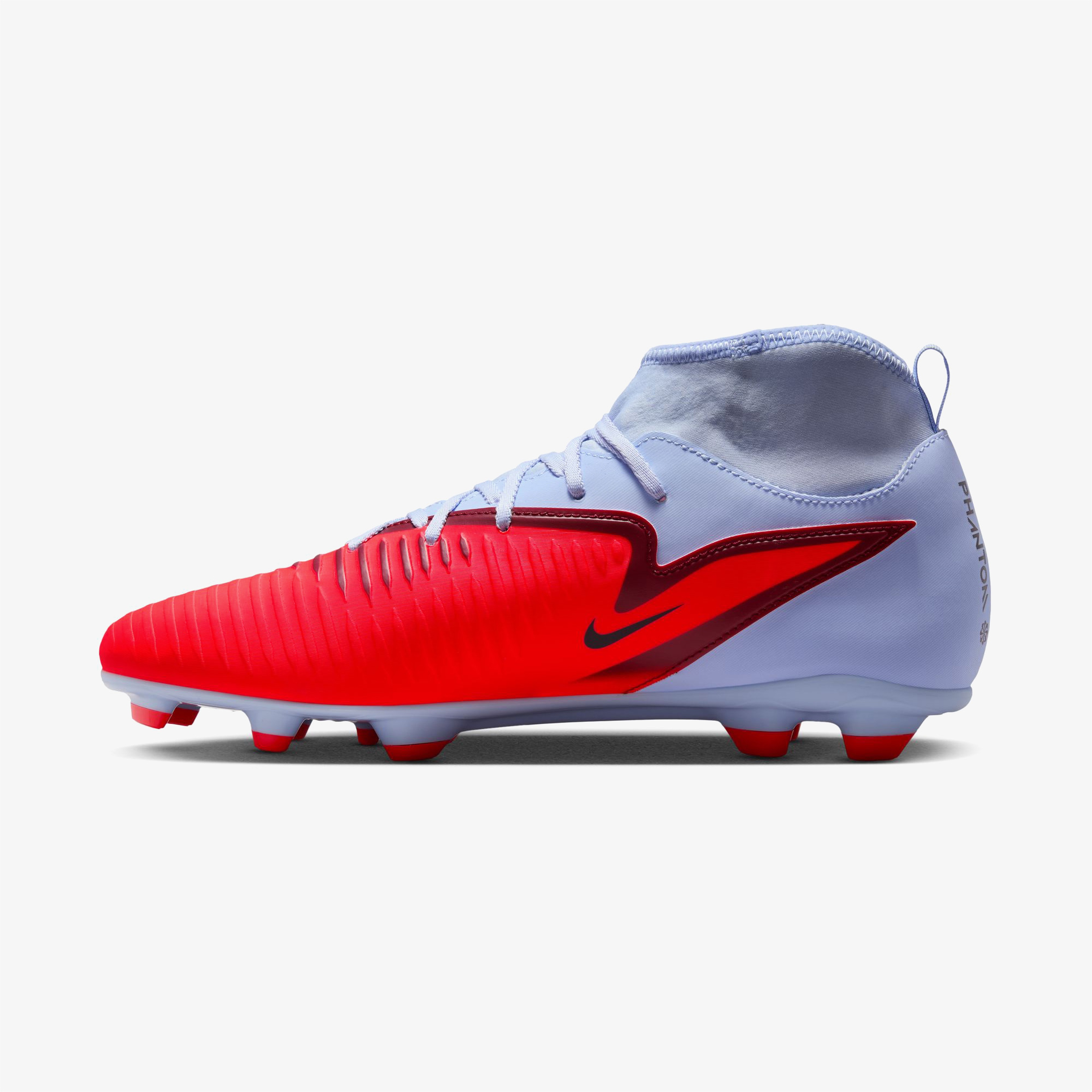 Nike Phantom 6 High Club Fg-Mg Erkek Mavi Çim Saha Kramponu