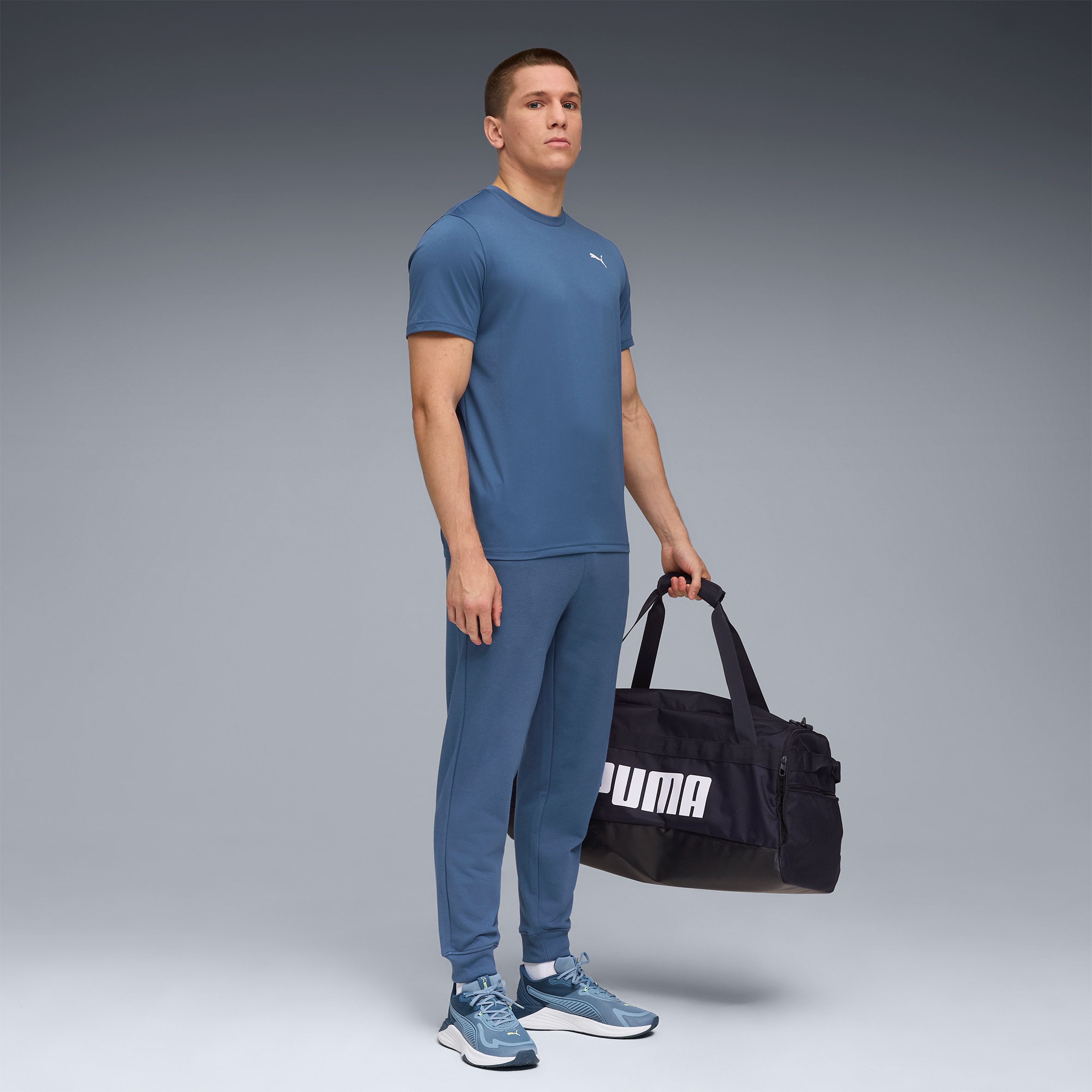 Puma Tad Ess French Terry Erkek Lacivert Antrenman Eşofman Altı