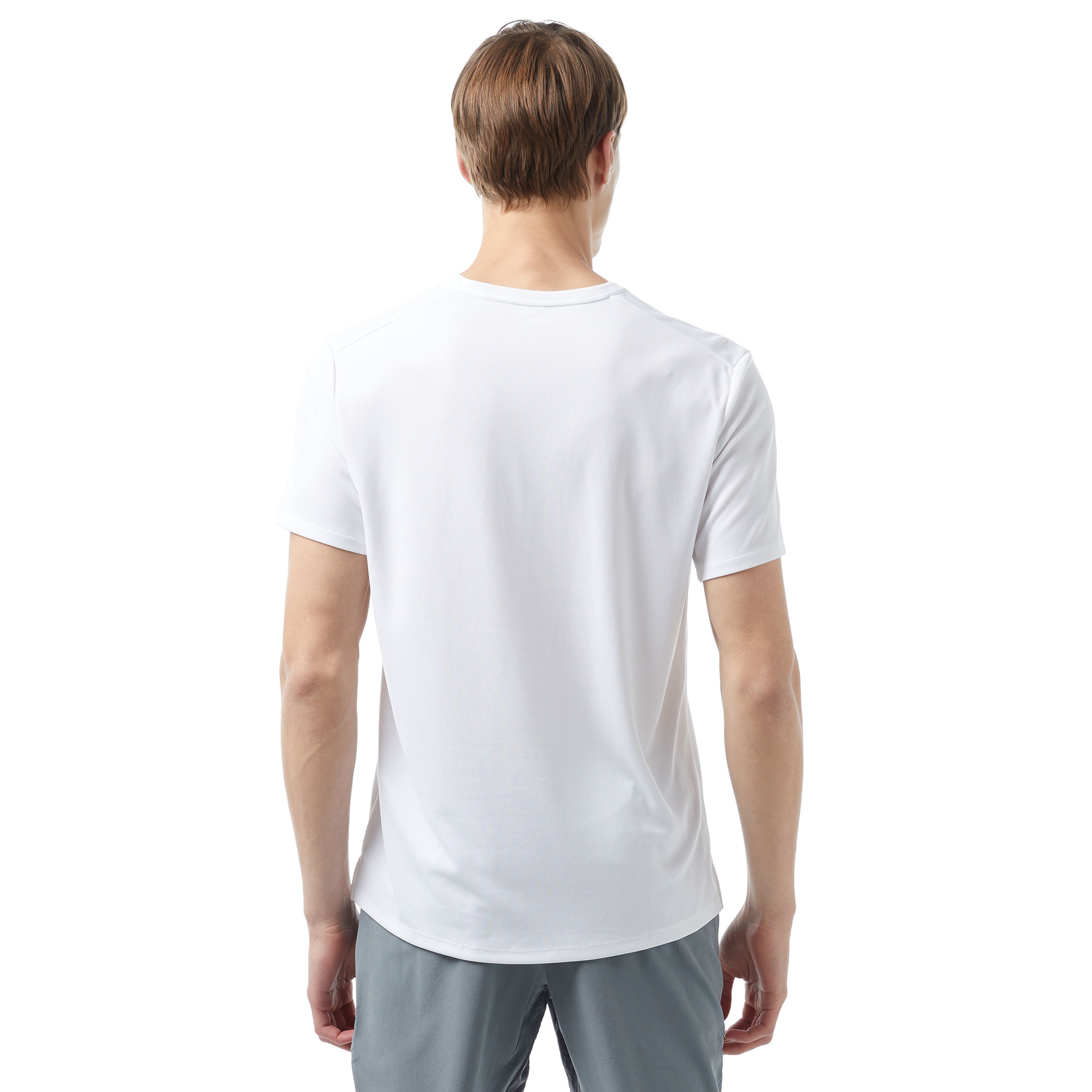 Nike Miler Erkek Beyaz Koşu T-Shirt