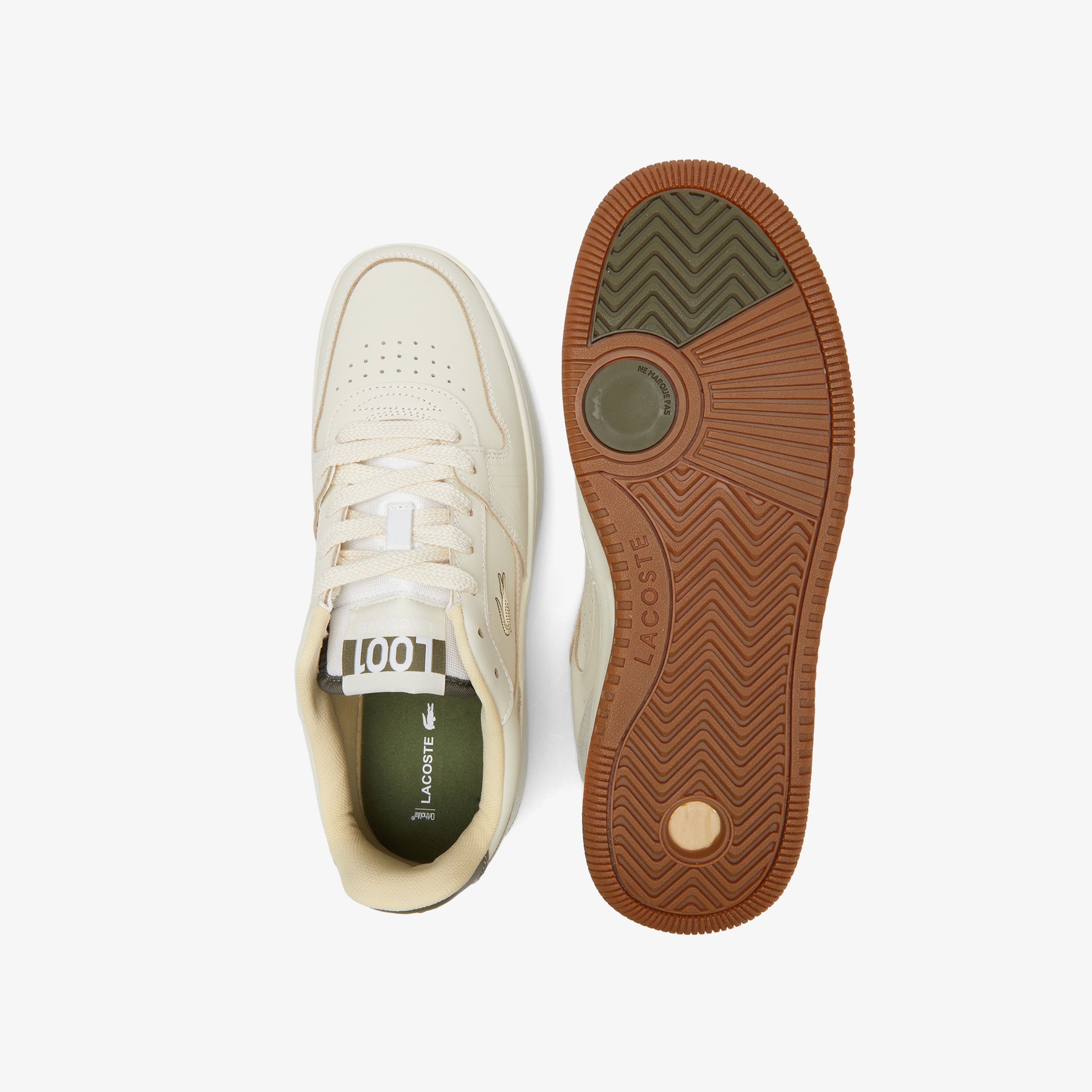 Lacoste L001 Set Erkek Krem Sneaker