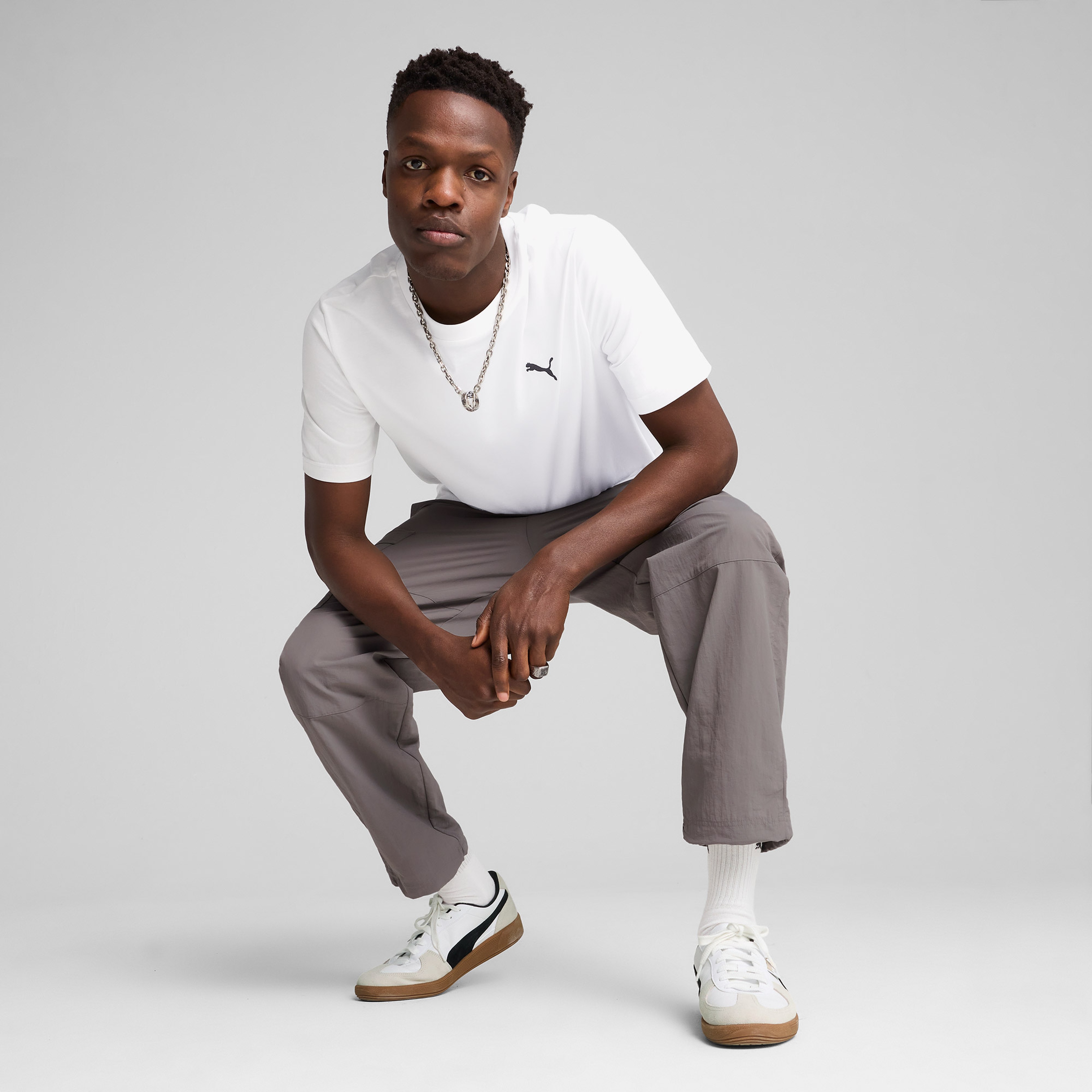 Puma Wardrobe Ess Erkek Beyaz T-Shirt