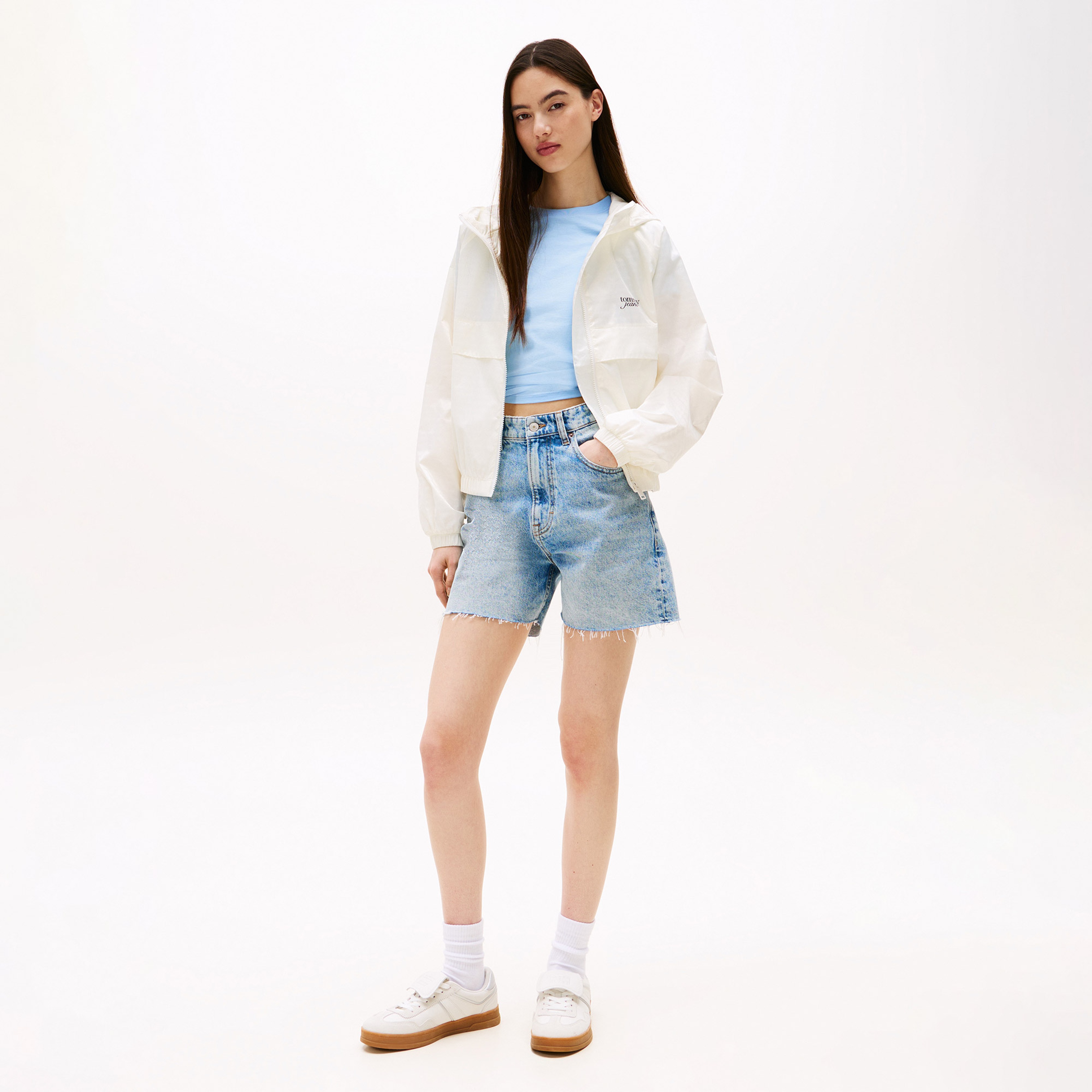 Tommy Hilfiger Kadın Beyaz Ceket