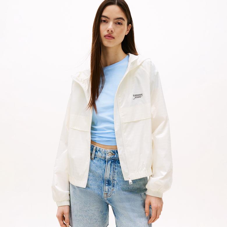 Tommy Hilfiger Kadın Beyaz Ceket