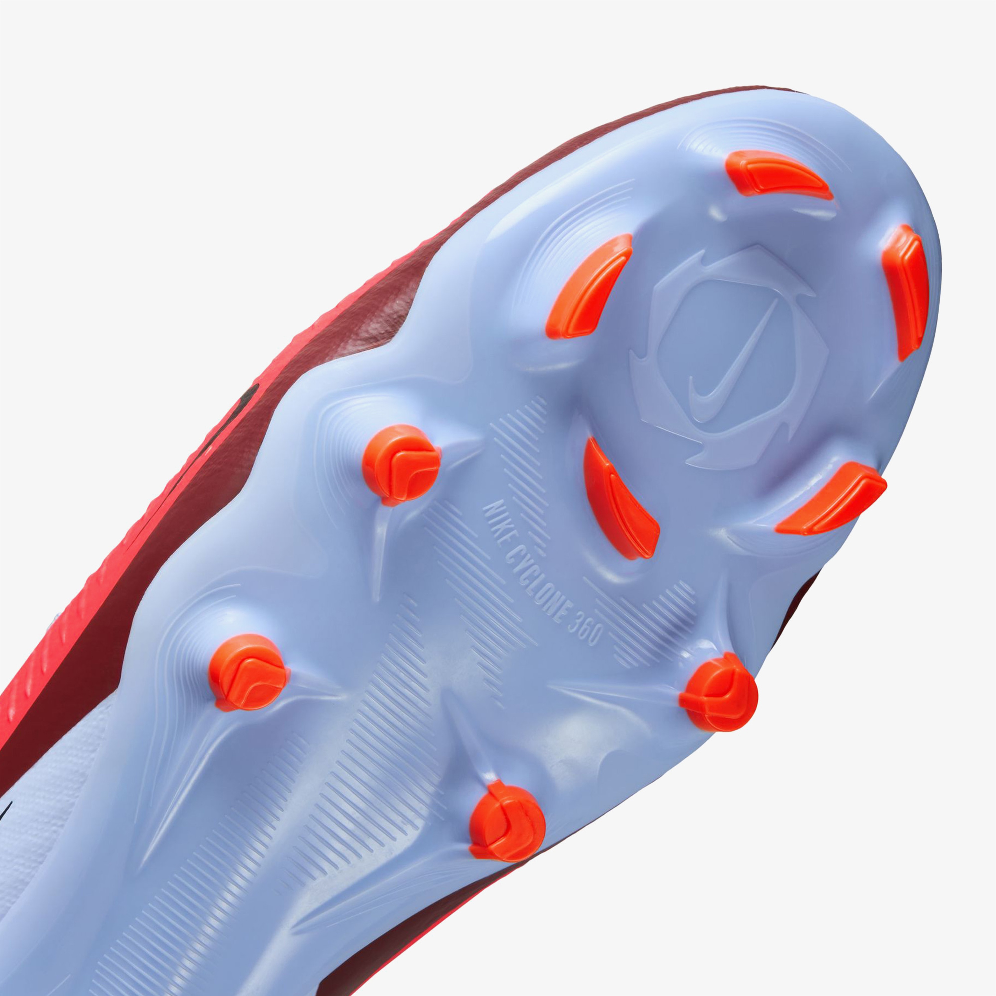 Nike Phantom 6 Low Academy Erkek Mavi Çim Saha Kramponu