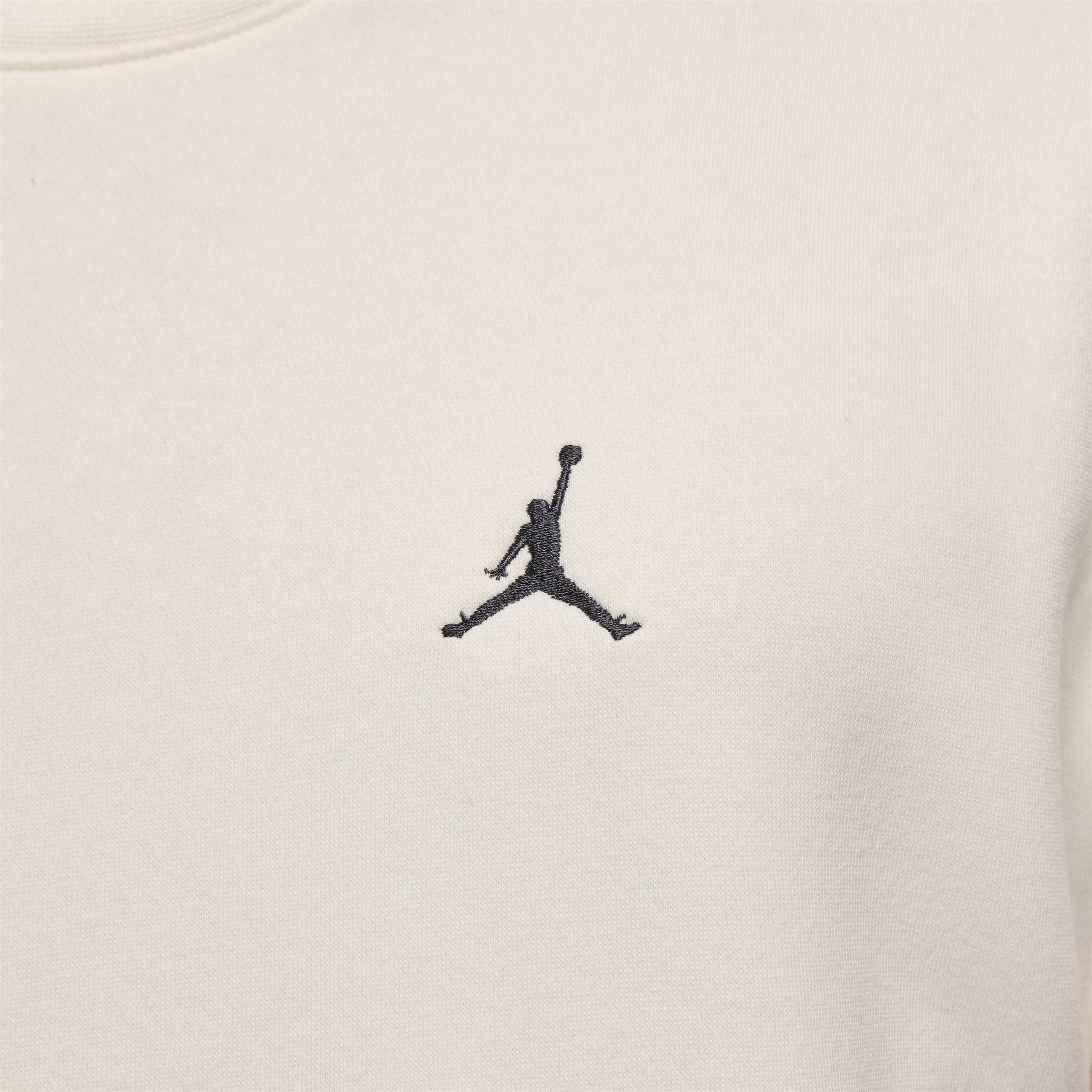 Jordan Brooklyn Fleece Erkek Krem Sweatshirt