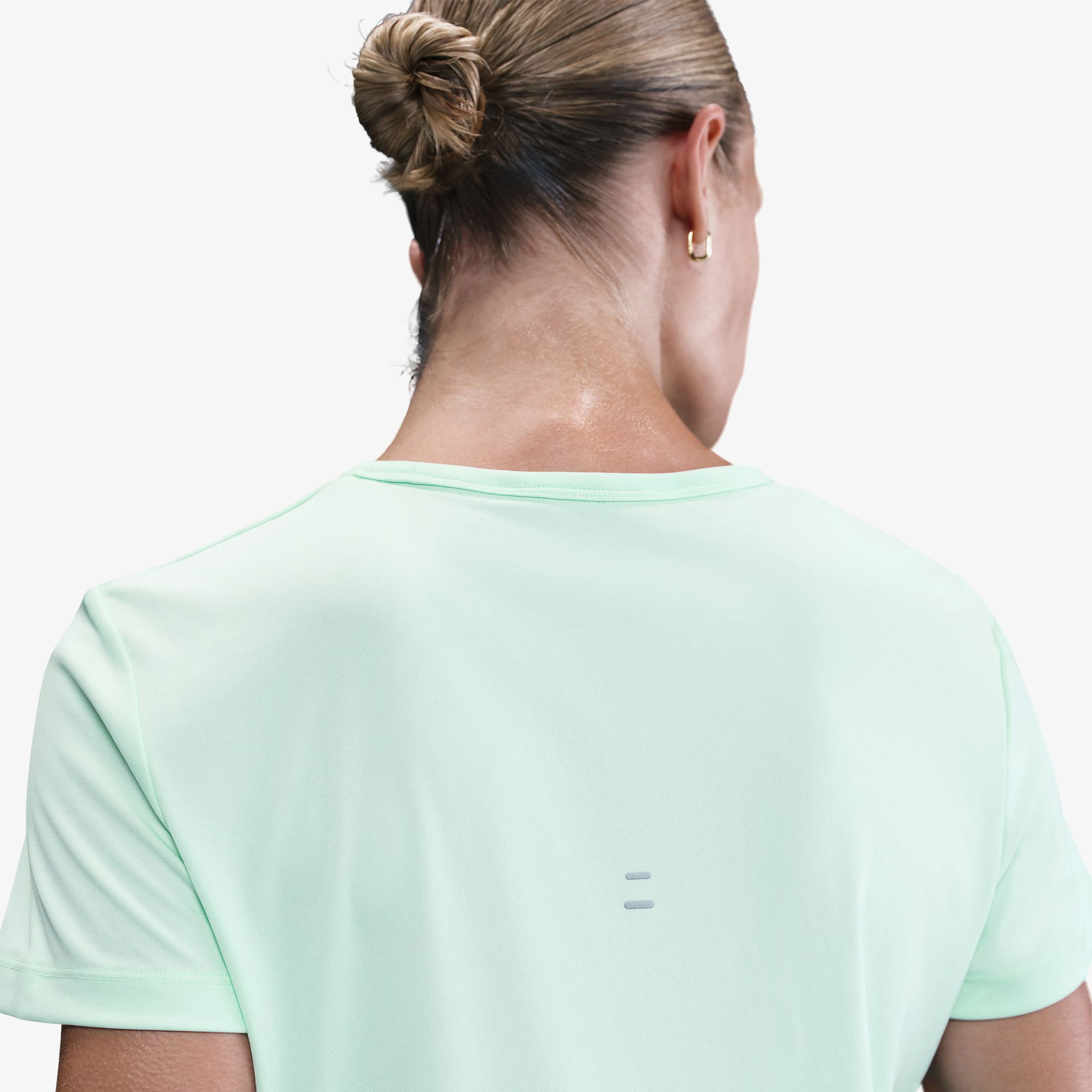 Nike Tempo Swoosh Run Kadın Yeşil Koşu T-Shirt