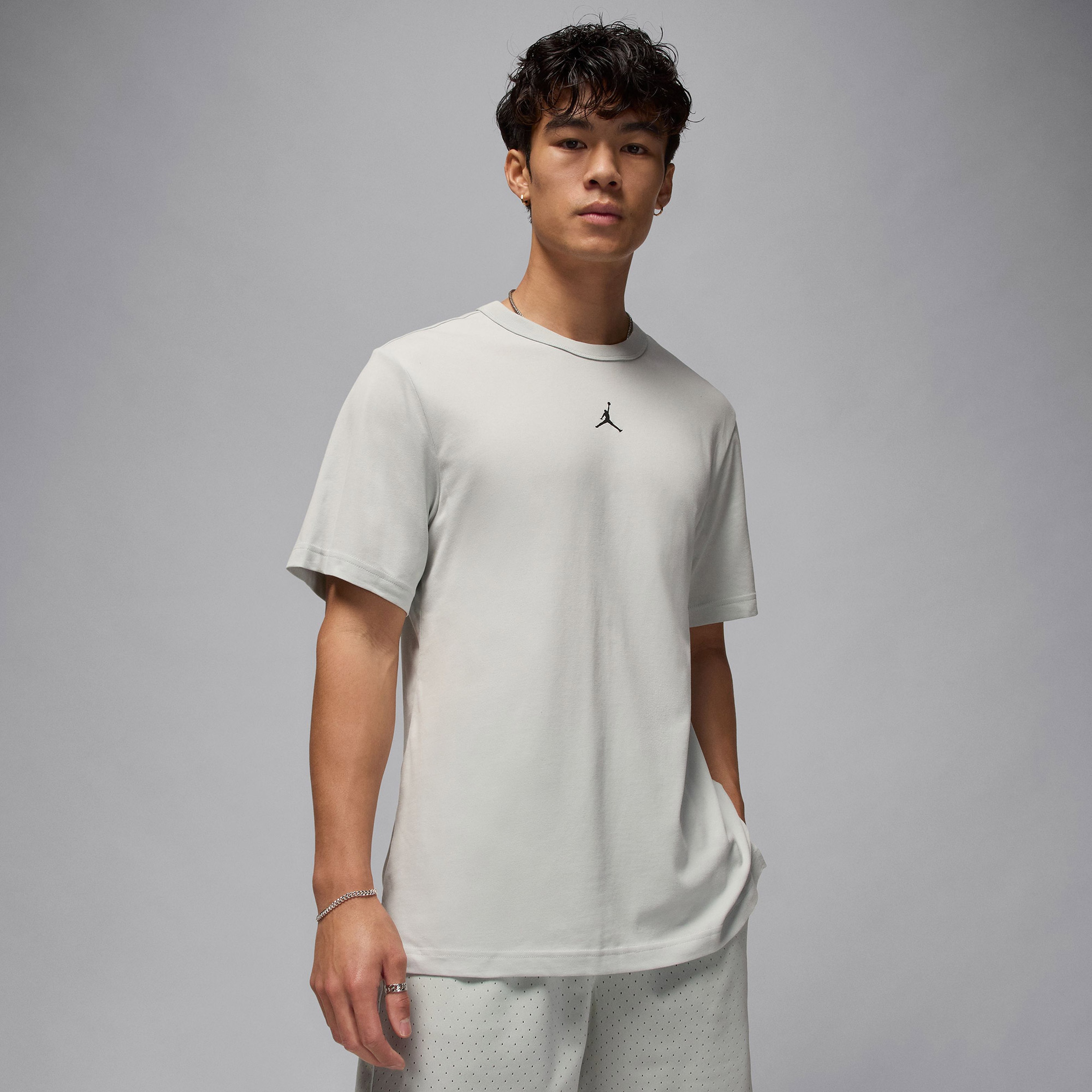 Jordan Sport Dri-Fit Erkek Gri T-Shirt