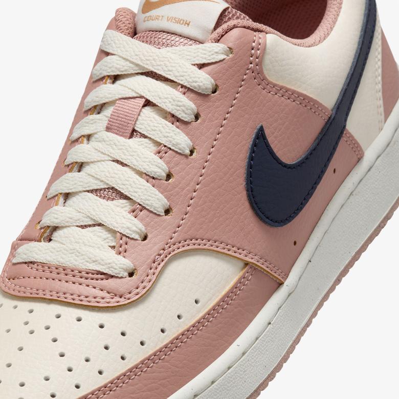 Nike Court Vision Low Next Nature Kadın Pembe Spor Ayakkabı